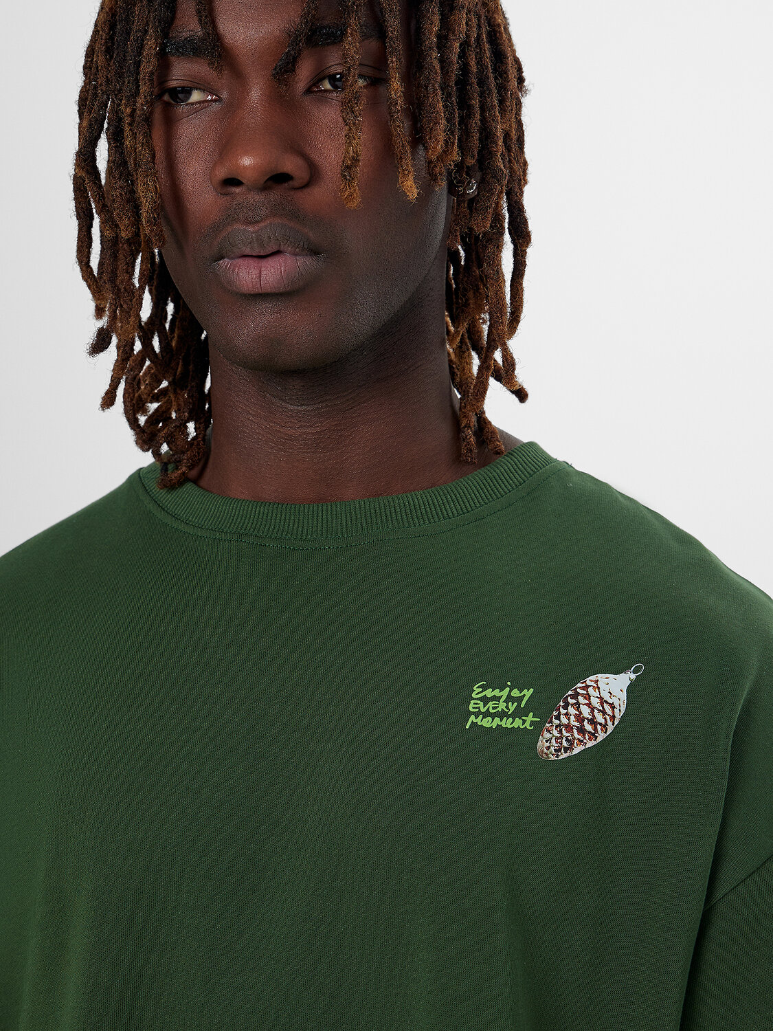 MARK FORMELLE Футболка 572432 111888 т.зеленый +печать