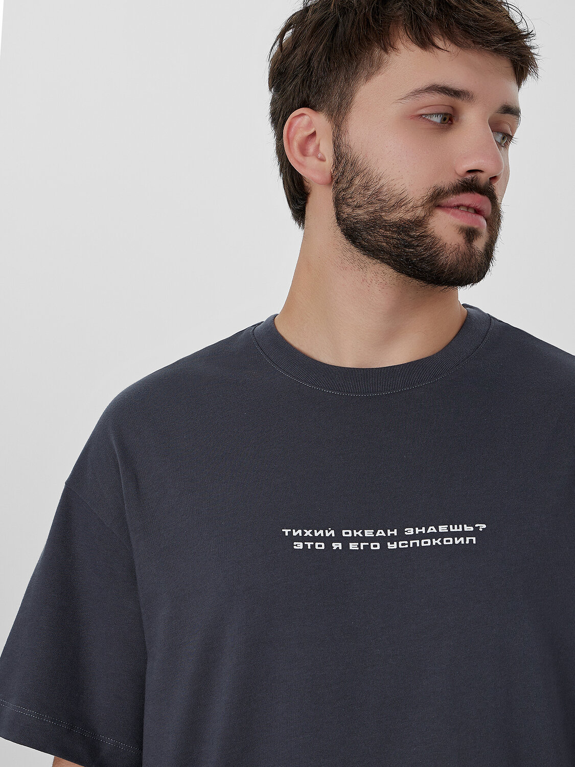 MARK FORMELLE Футболка 572438 111900 графит +печать