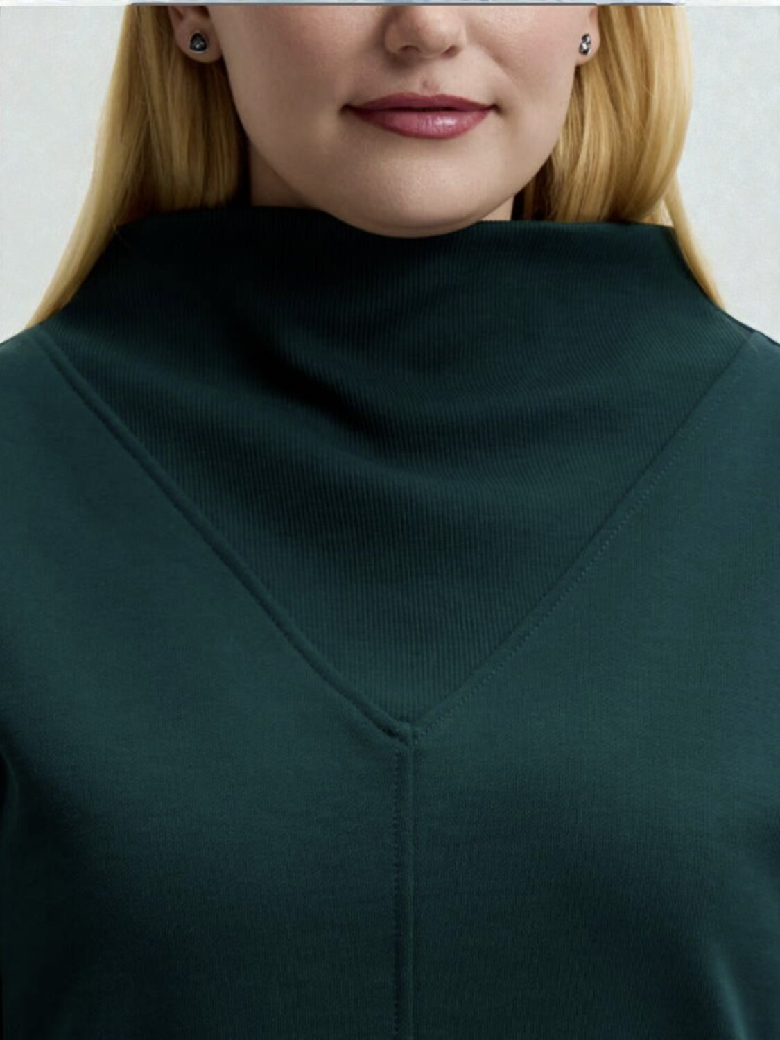 AandOstudio Свитшот 572439 Д30009Е темно-зеленый