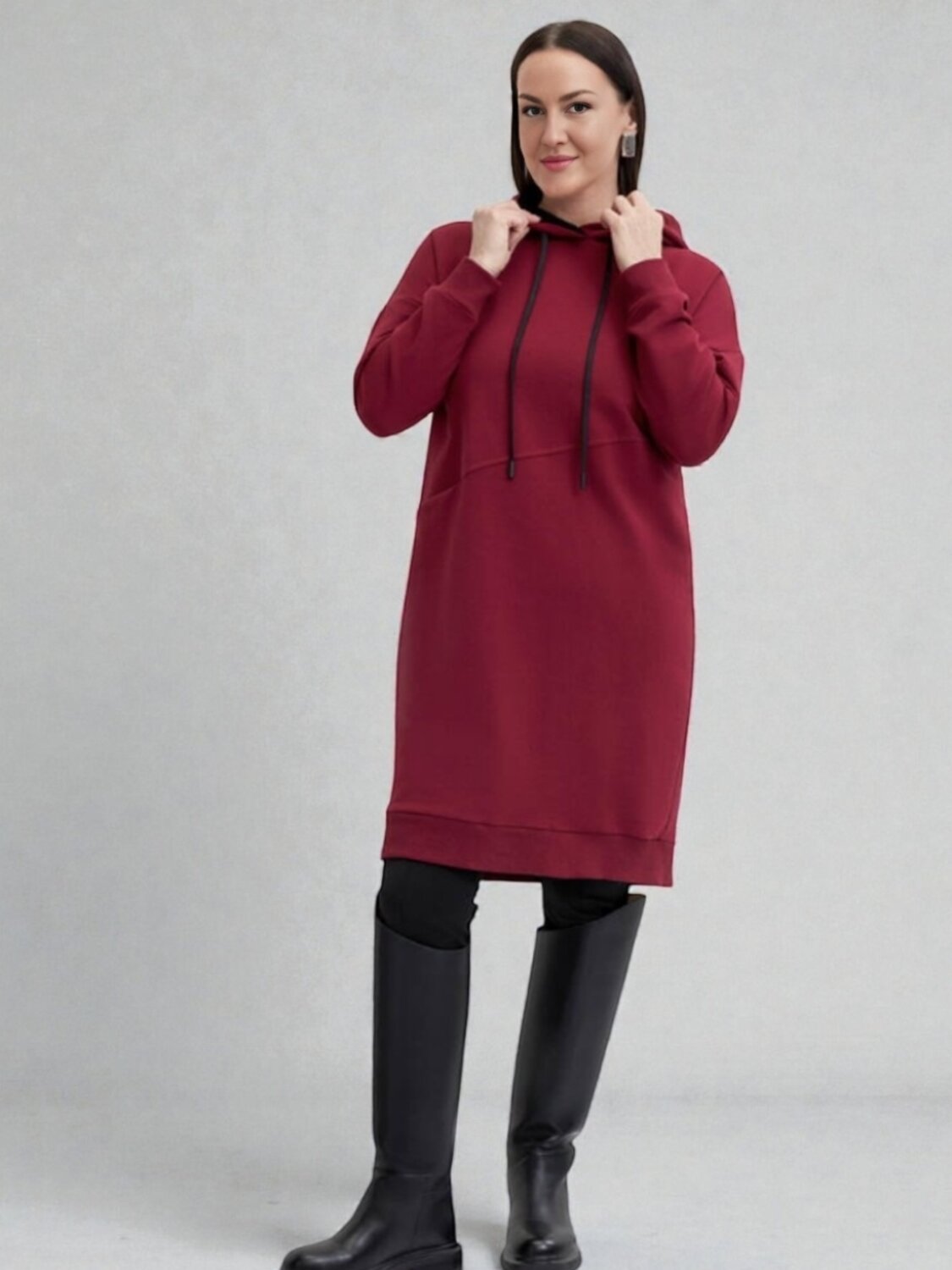 AandOstudio Платье 572444 ПС60004 красный/бордовый