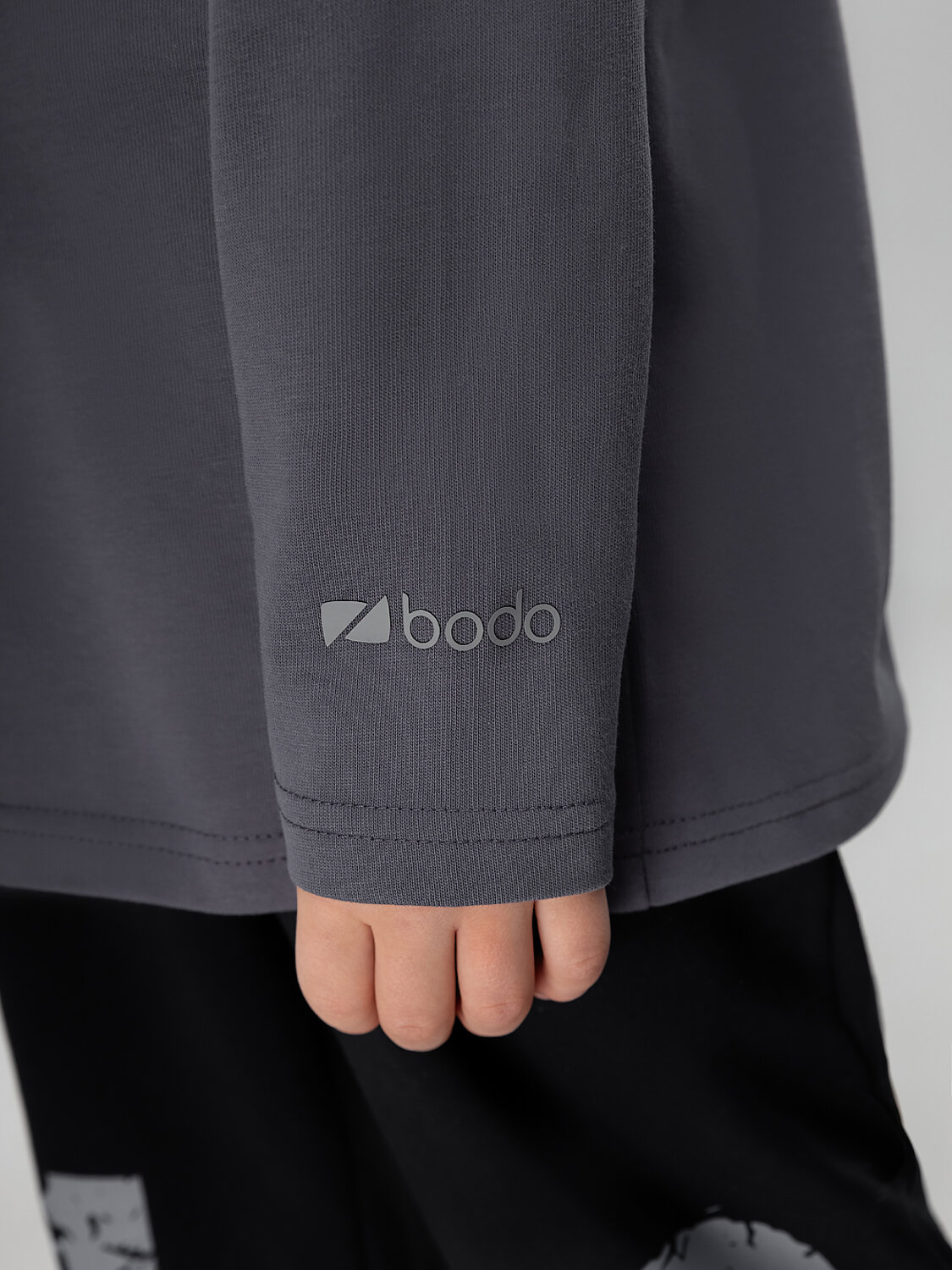 Bodo Лонгслив 572479 7-294MU серый (графит)