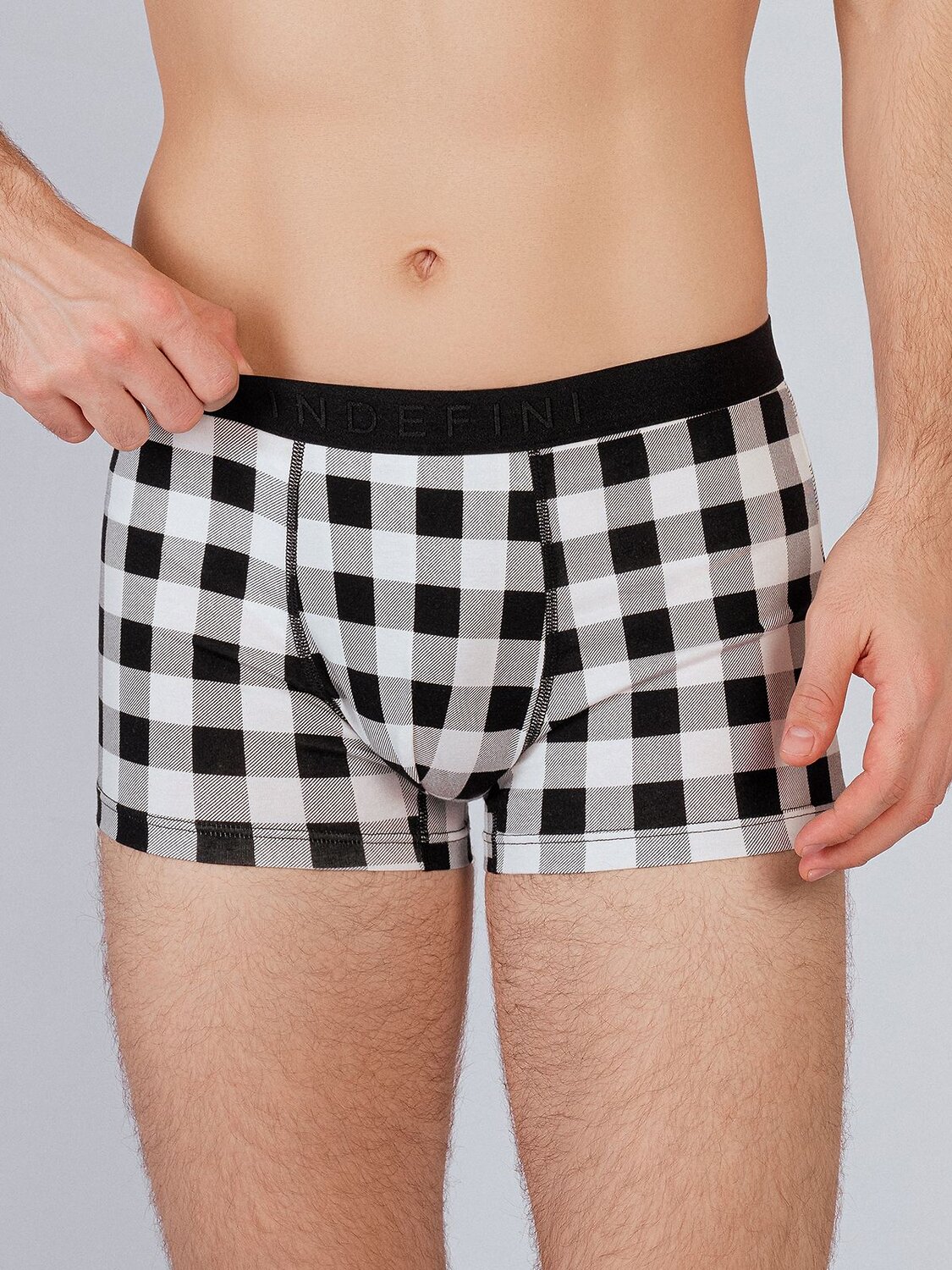 INDEFINI Трусы 572554 4031MUG Черный/Белый
