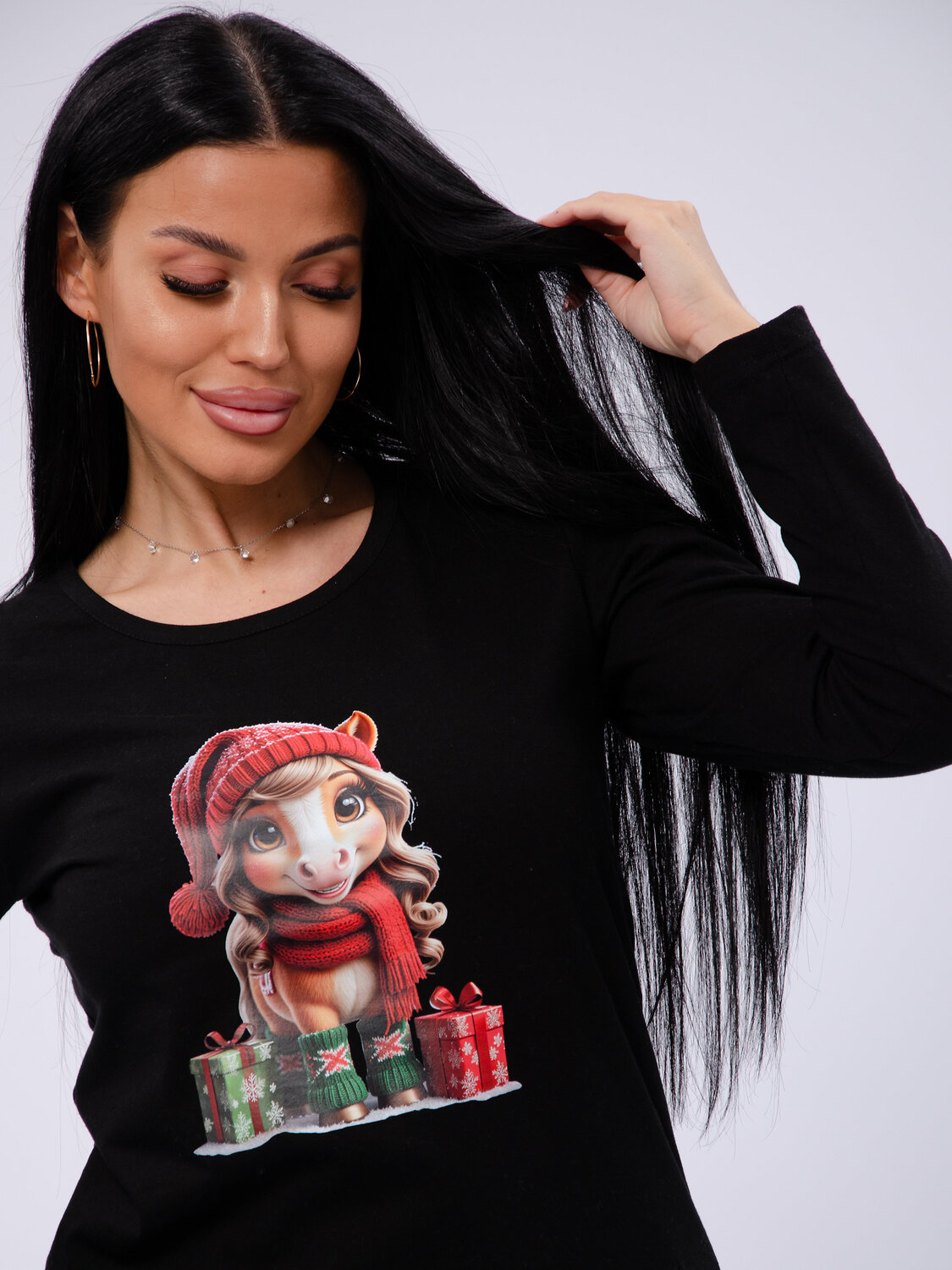 Malina Пижама 572631 3186 чёрный/красный