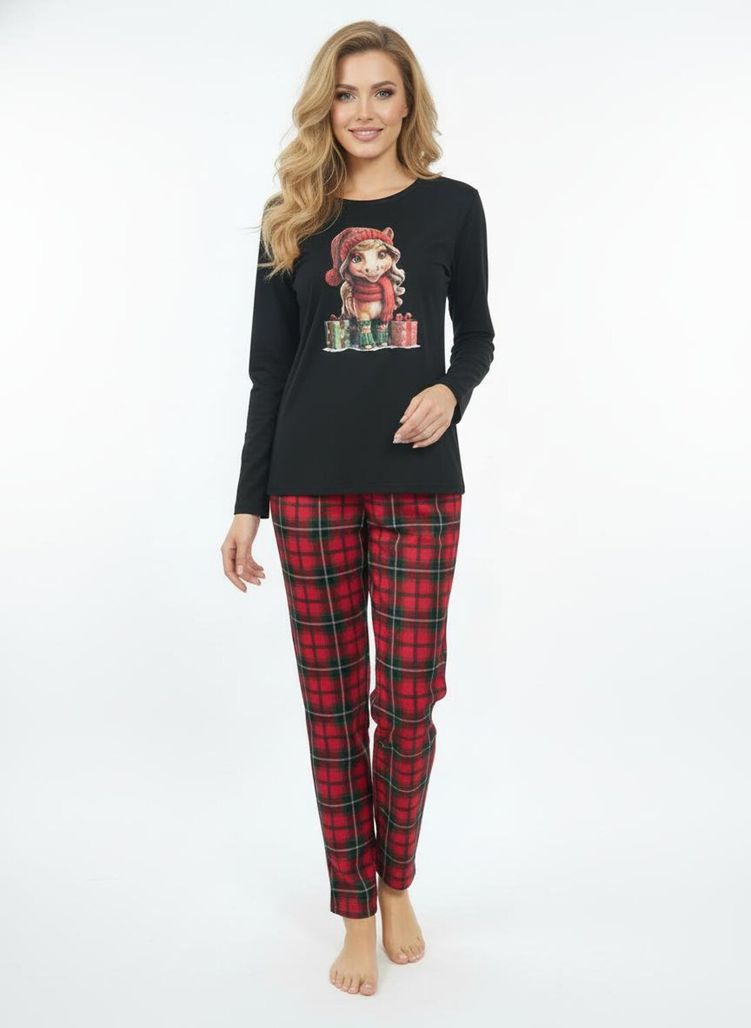 Malina Пижама 572631 3186 чёрный/красный