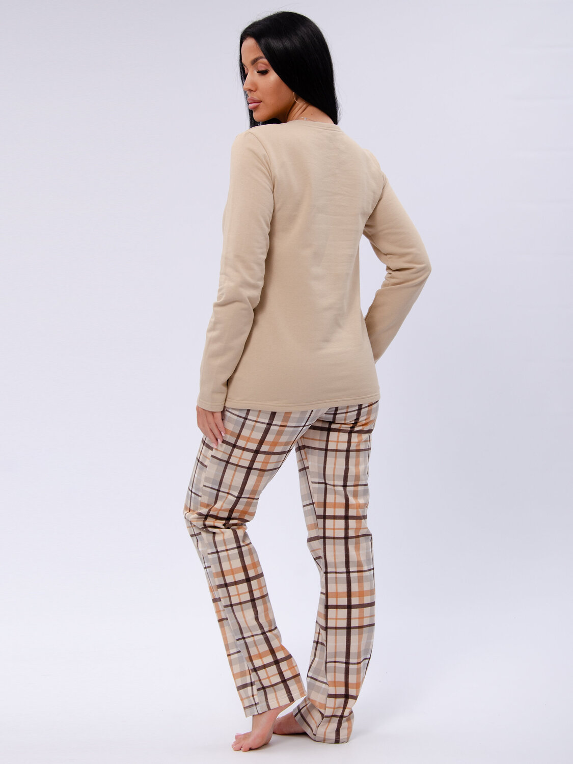 Malina Пижама 572632 3187 бежевый/коричневый