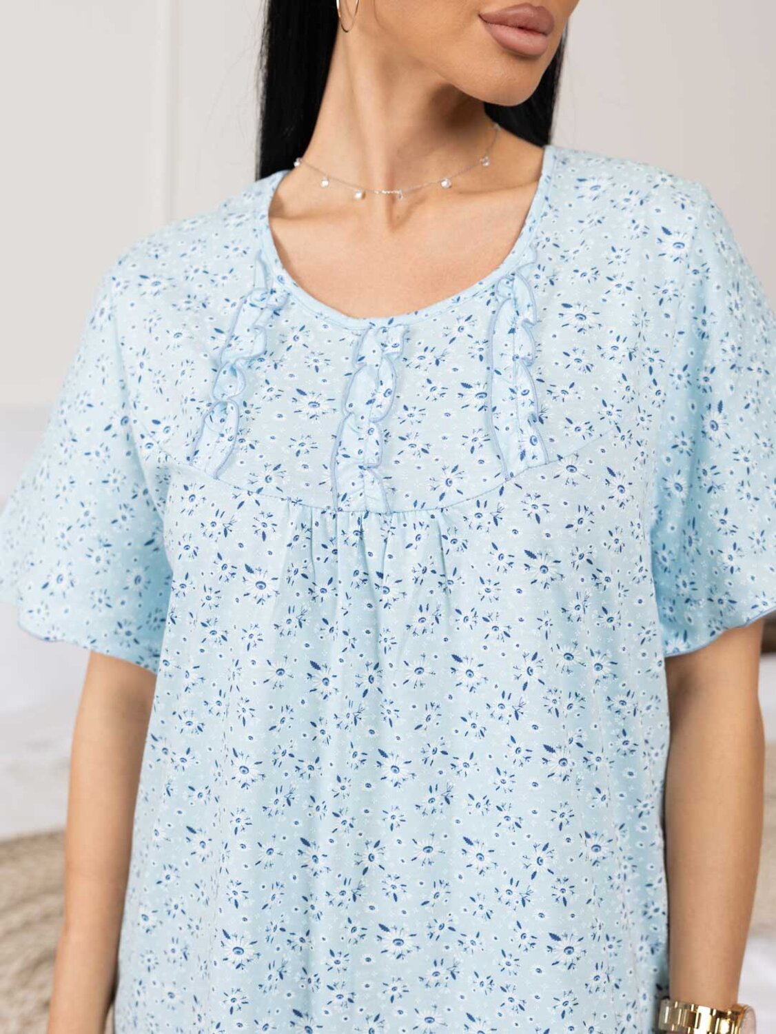 Текс-плюс Сорочка 572634 НФ-00245891 Голубой