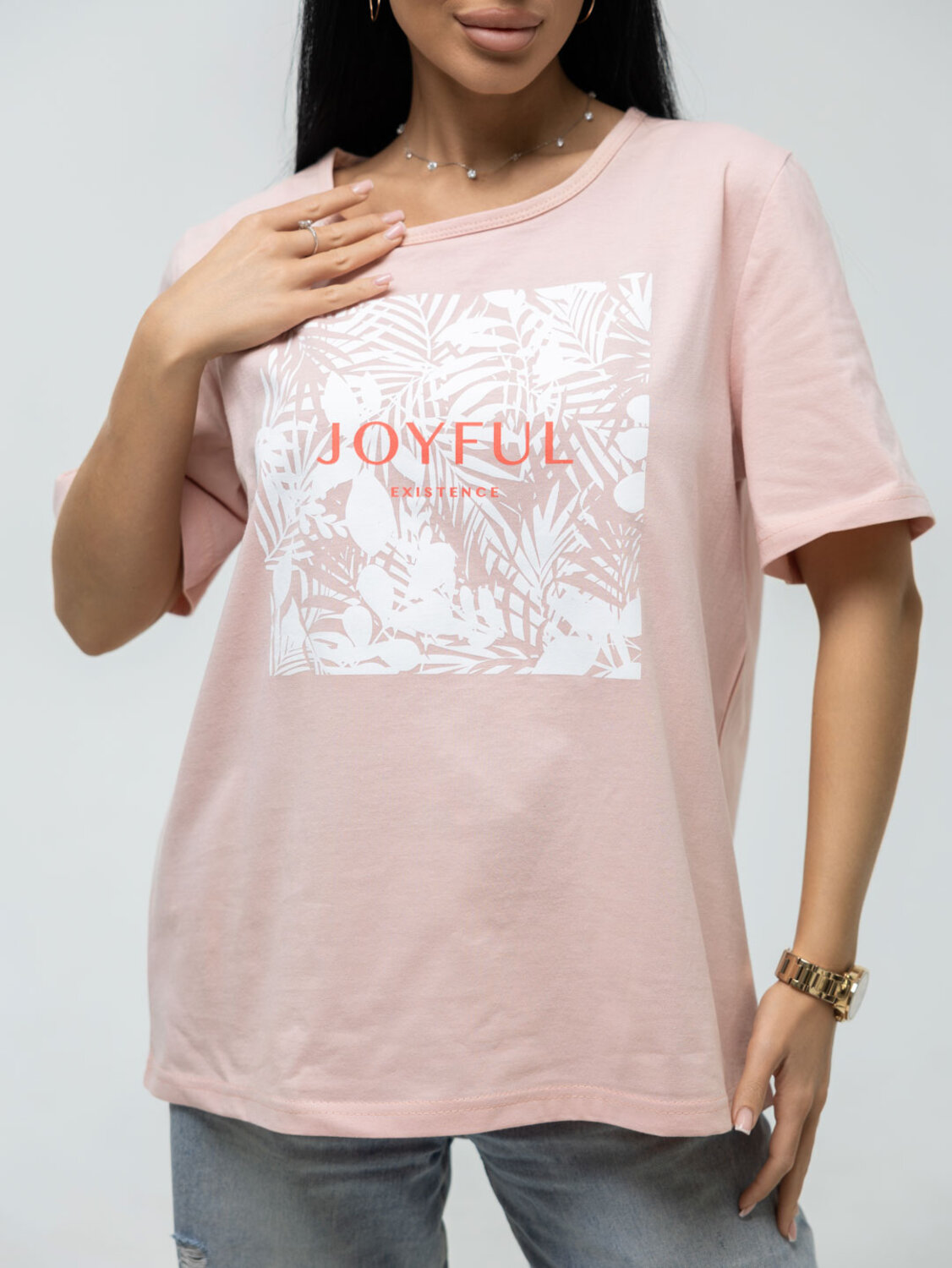 Текс-плюс Футболка 572647 НФ-00156183 Розовый