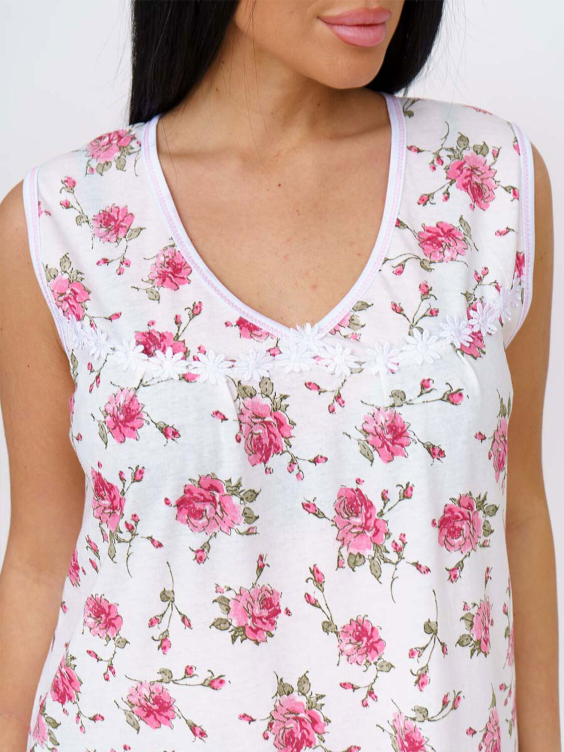 Текс-плюс Сорочка 572648 НФ-00143105 Белый, розовый