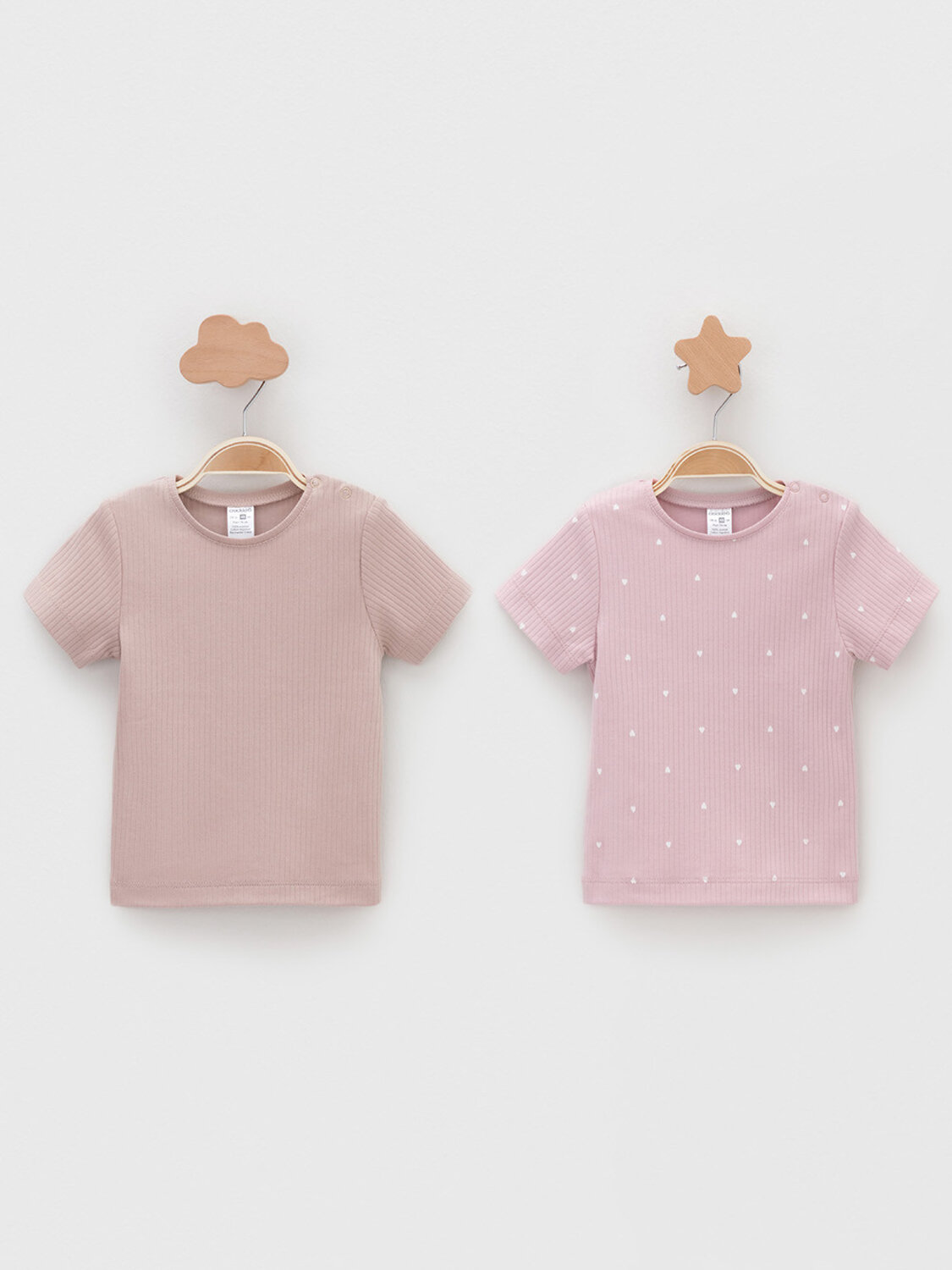 CROCKID Футболка 572668 К 302521-2уп розовый