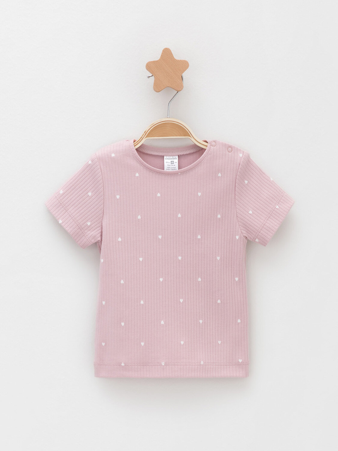 CROCKID Футболка 572668 К 302521-2уп розовый