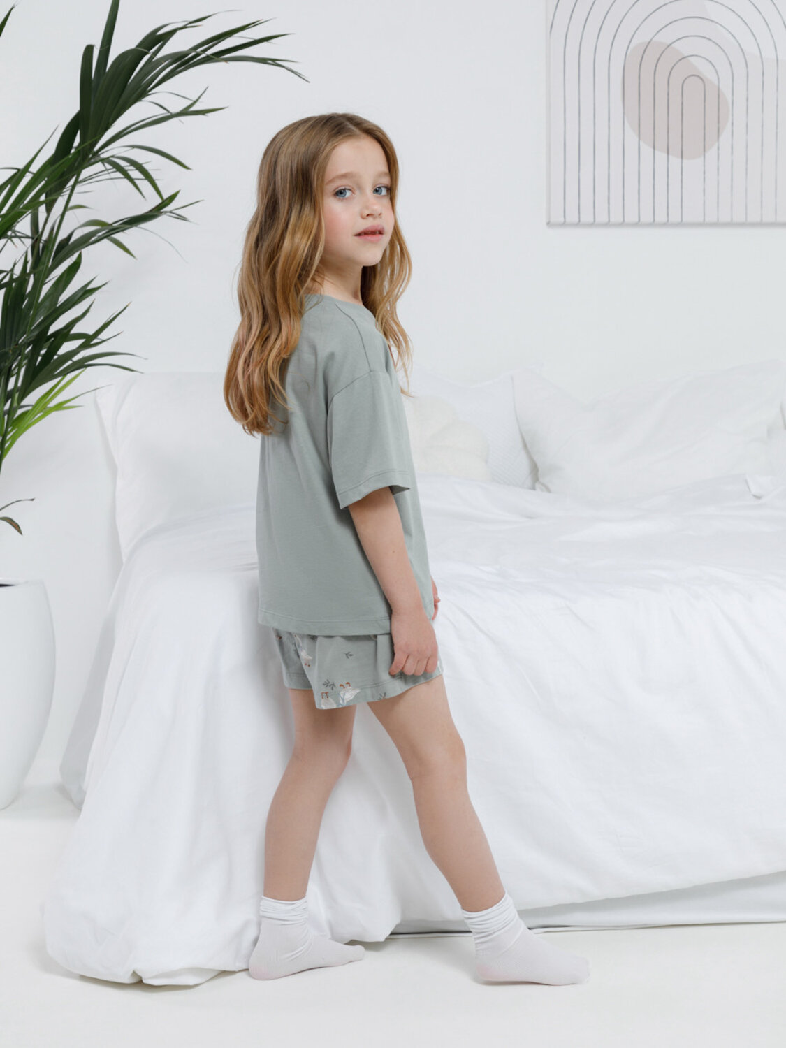 CROCKID Пижама 572722 МП 1658 зеленый