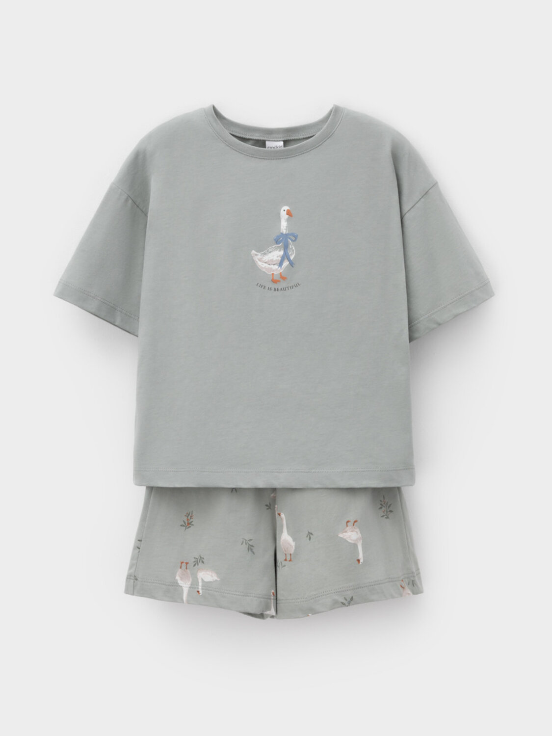 CROCKID Пижама 572723 МП 1658-1 зеленый