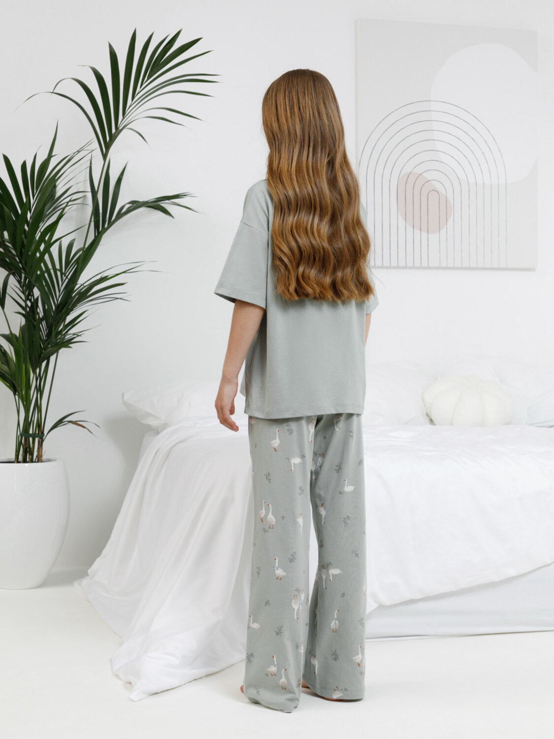 CROCKID Пижама 572724 МП 1657-1 зеленый