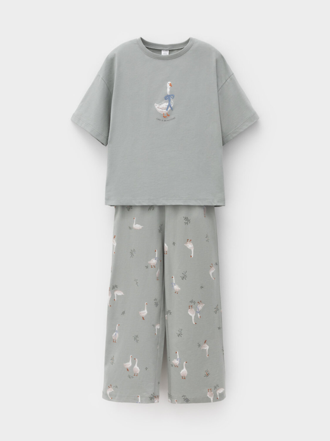 CROCKID Пижама 572724 МП 1657-1 зеленый