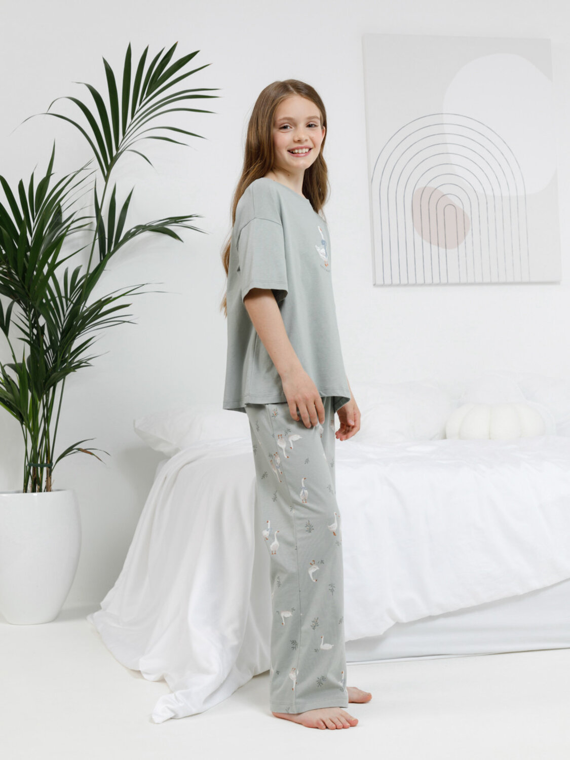 CROCKID Пижама 572724 МП 1657-1 зеленый