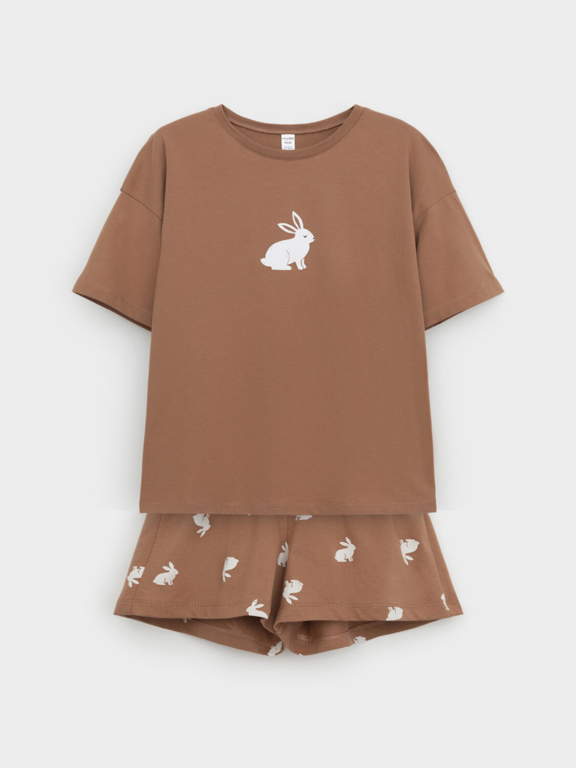 CROCKID Пижама 572737 МП 1658-1 кофейный