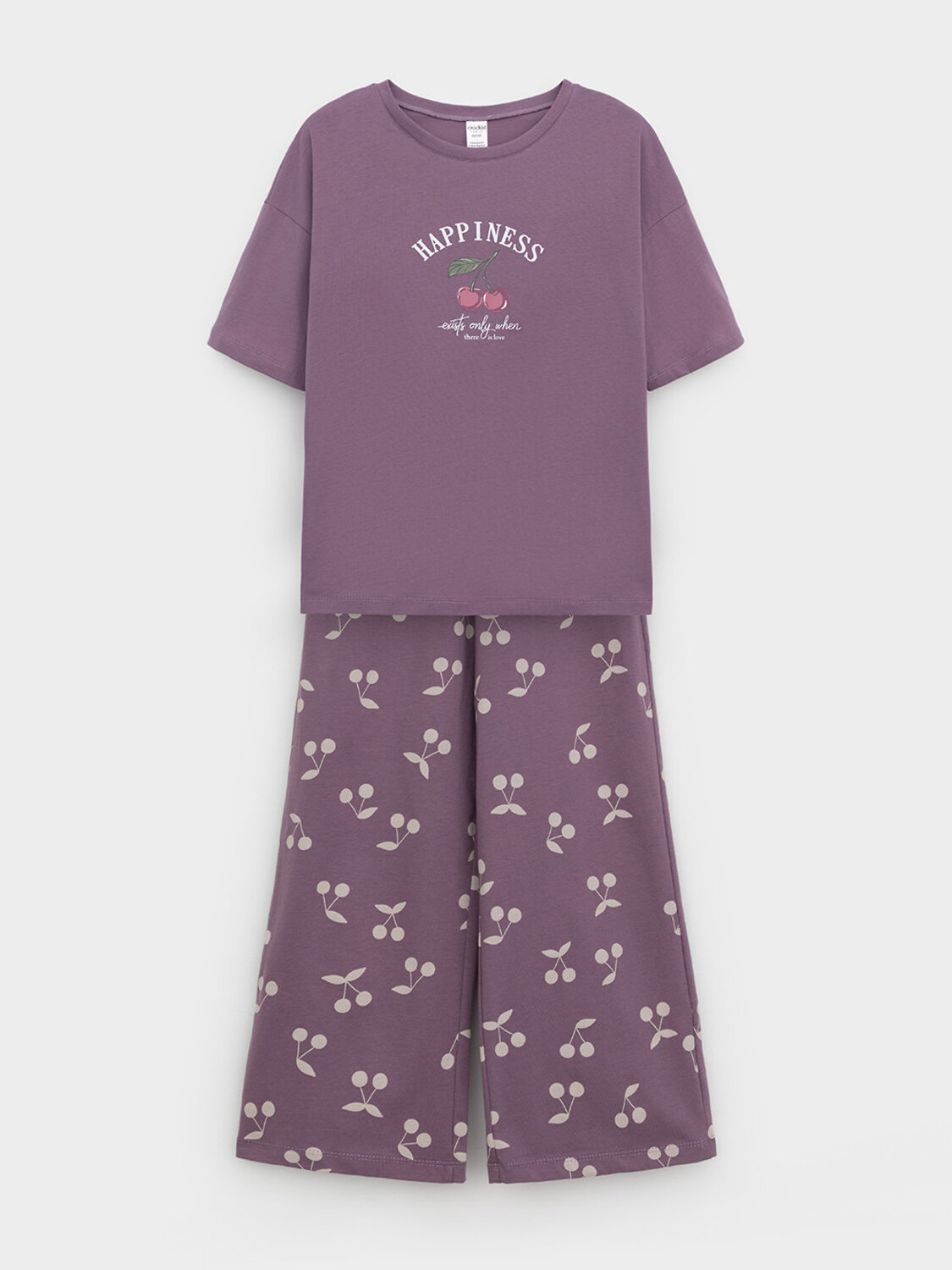 CROCKID Пижама 572740 МП 1657 бордовый