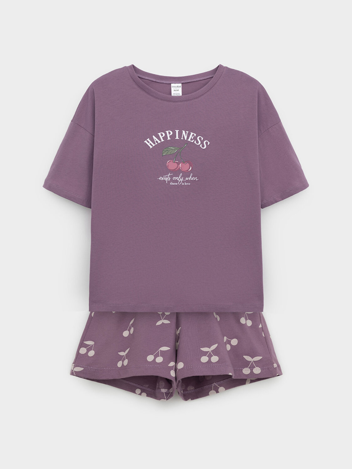 CROCKID Пижама 572741 МП 1658-1 сливовый