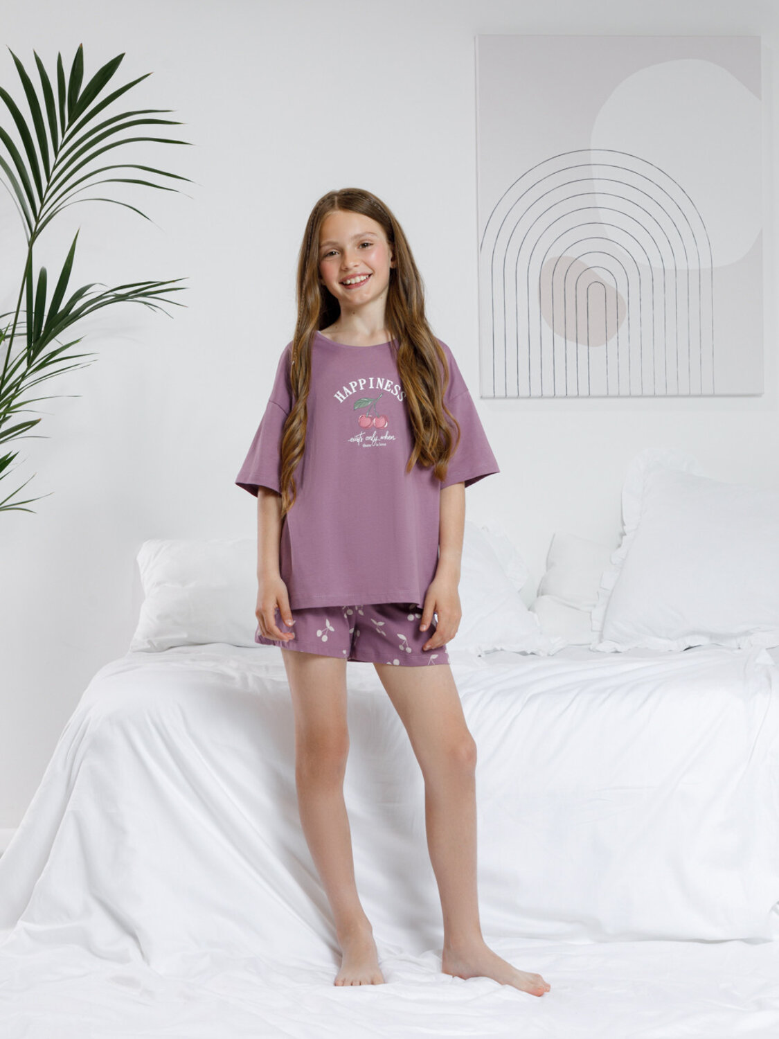 CROCKID Пижама 572741 МП 1658-1 сливовый