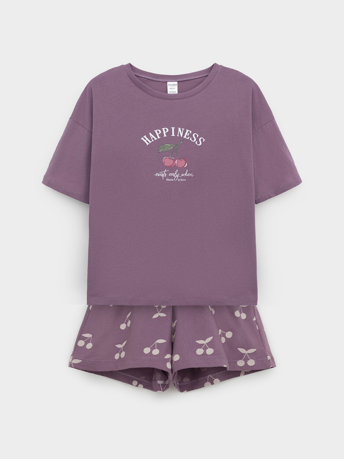 CROCKID Пижама 572743 МП 1658 сливовый