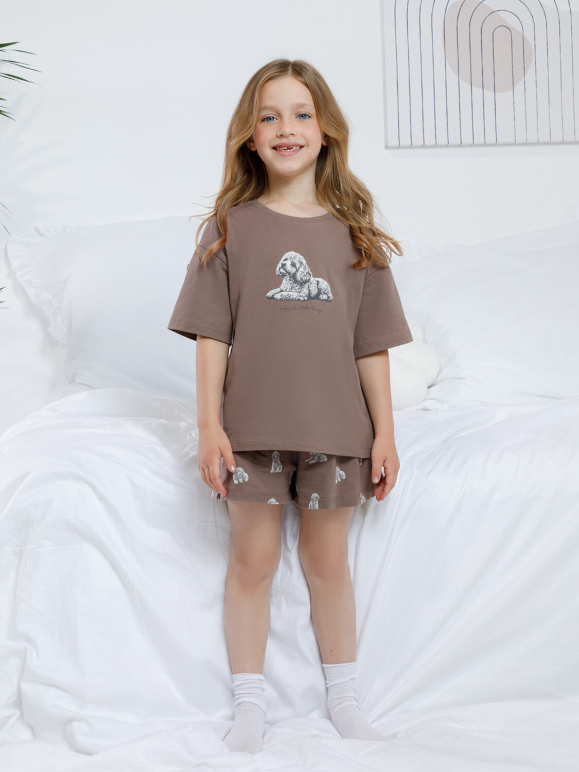 CROCKID Пижама 572744 МП 1658 коричневый