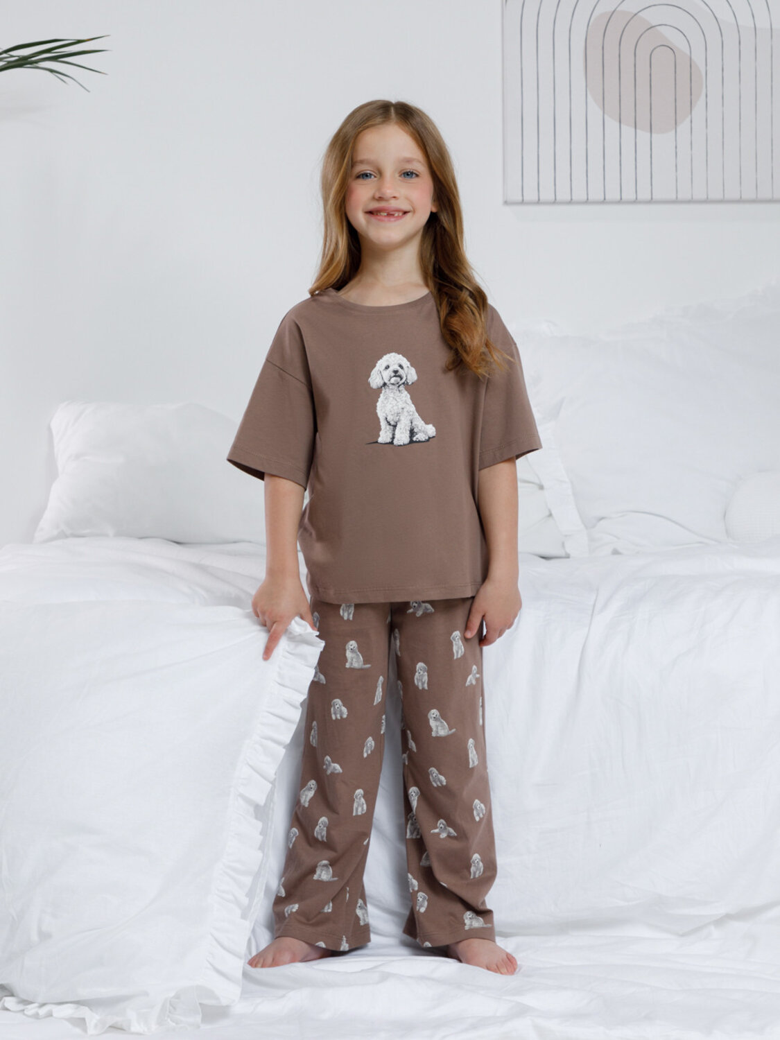 CROCKID Пижама 572747 МП 1657 коричневый