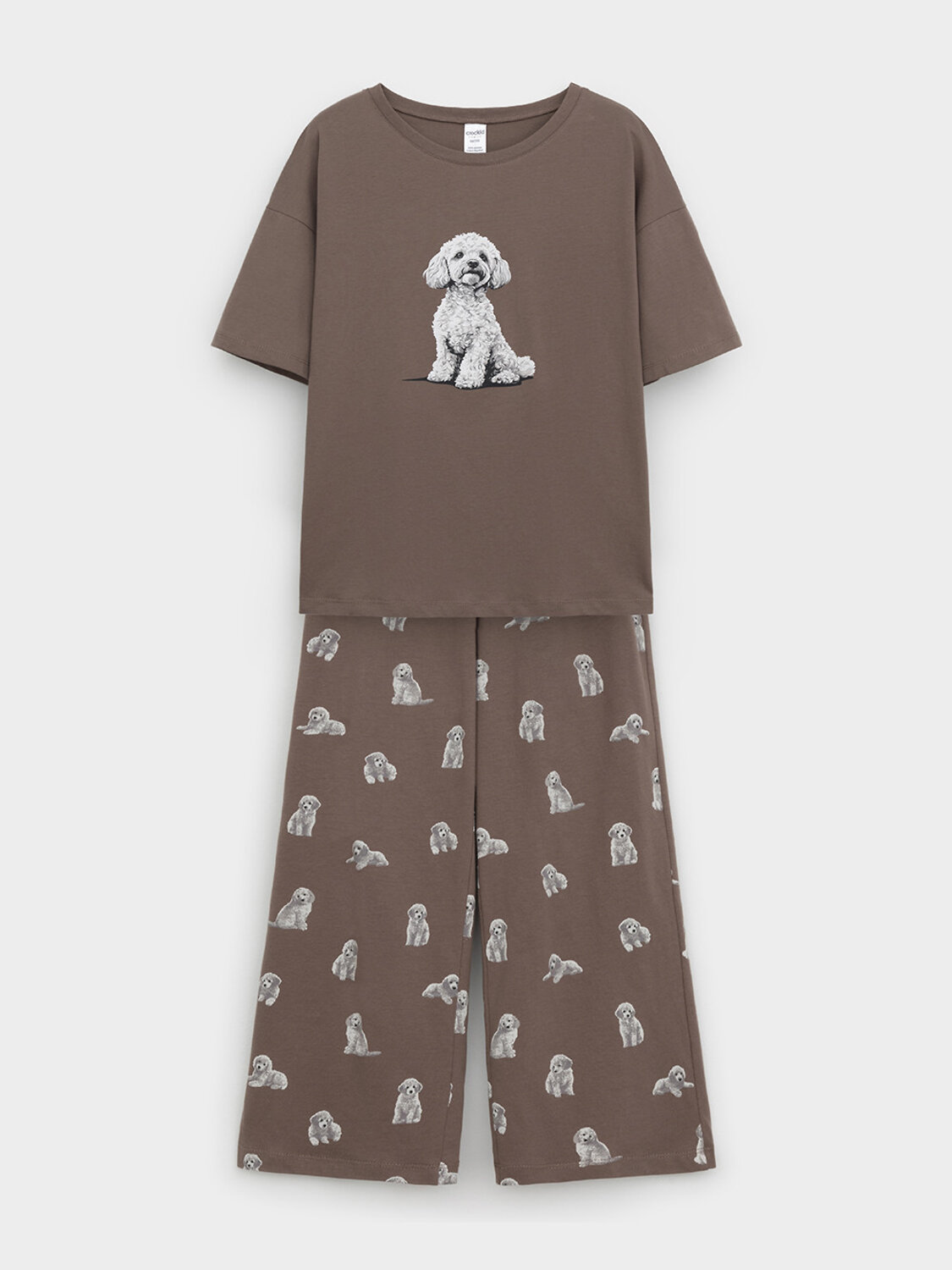 CROCKID Пижама 572747 МП 1657 коричневый