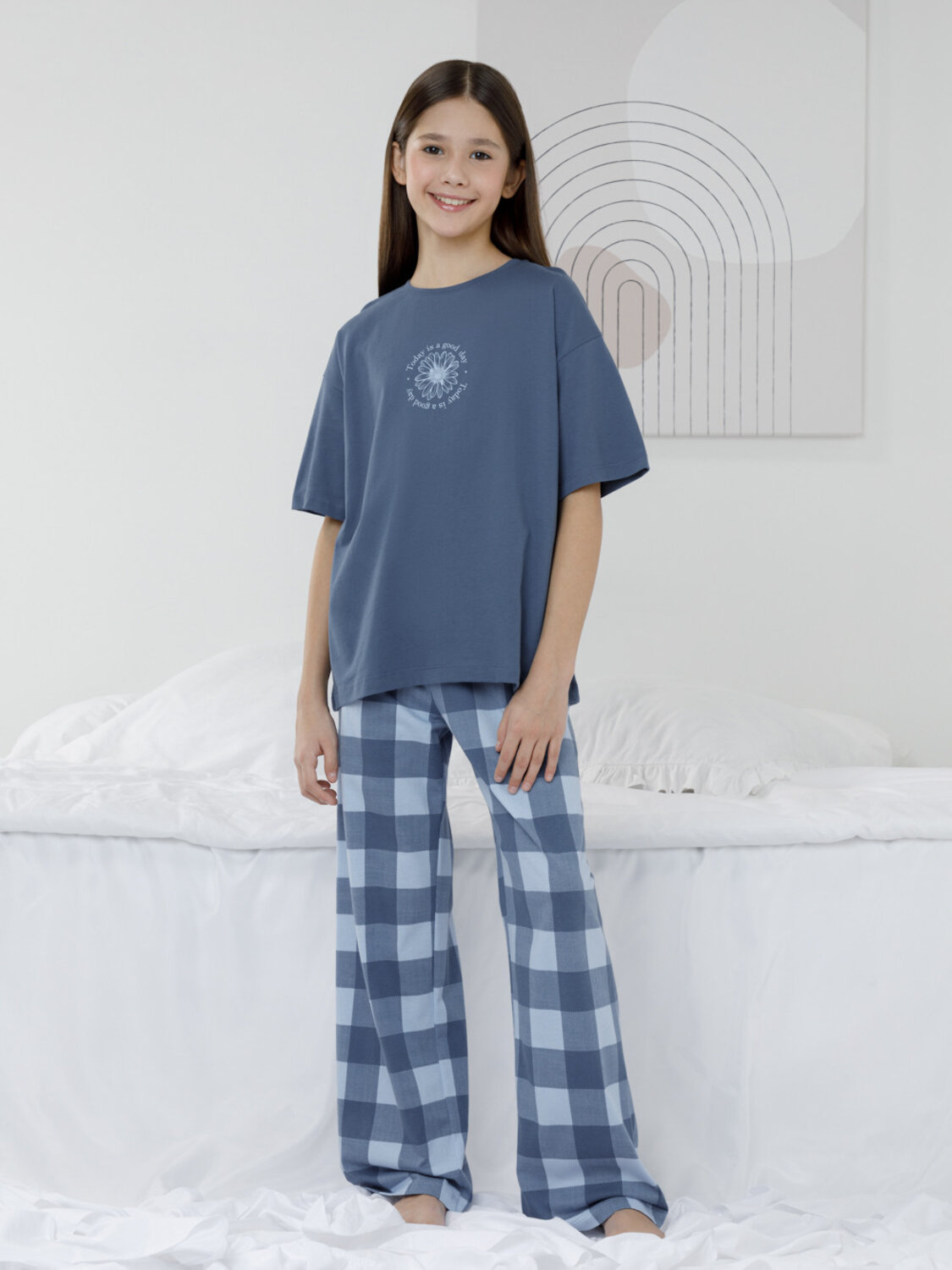 CROCKID Пижама 572754 МП 1657-1 синий