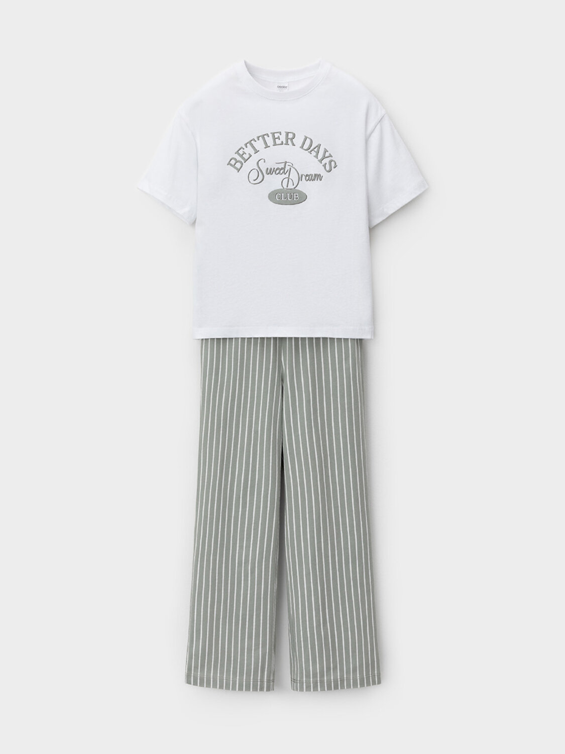 CROCKID Пижама 572756 МП 1657 белый