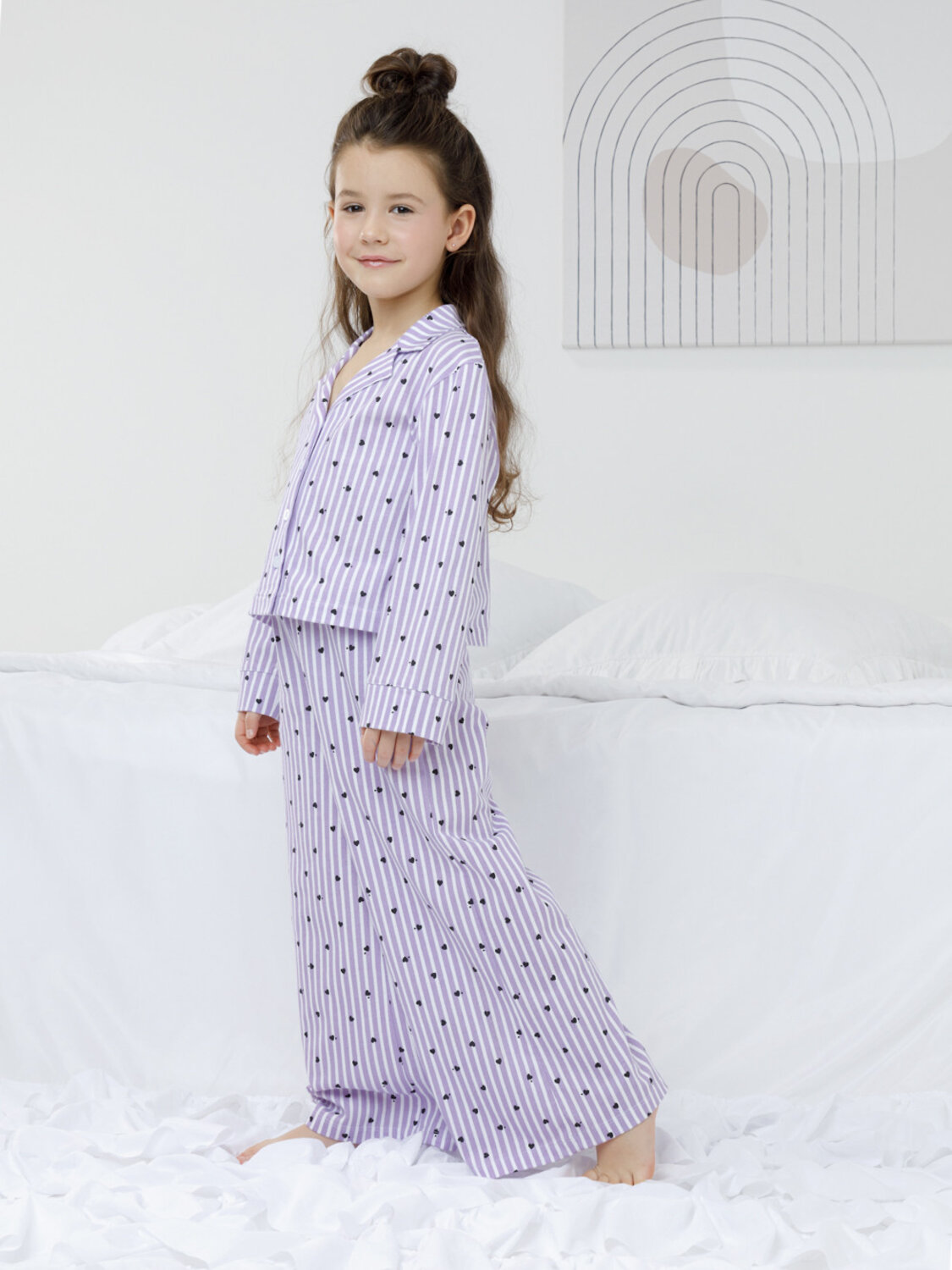 CROCKID Пижама 572765 МП 1668 фиолетовый