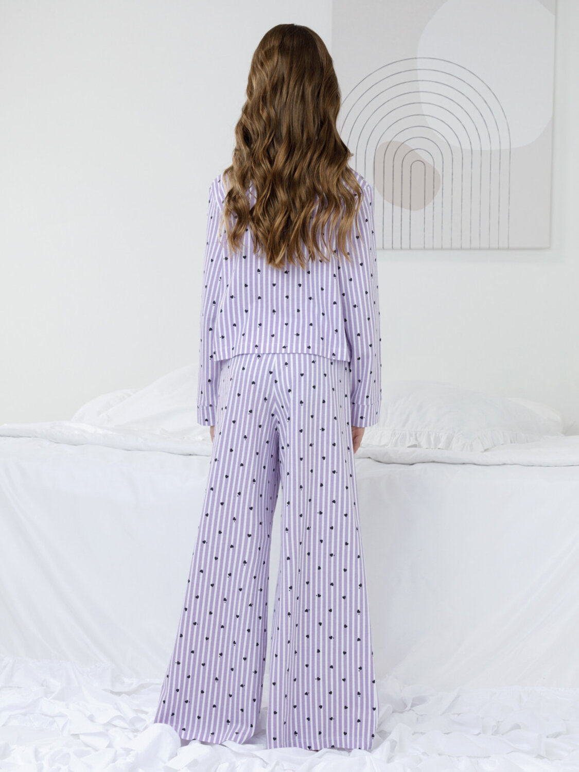 CROCKID Пижама 572765 МП 1668 фиолетовый