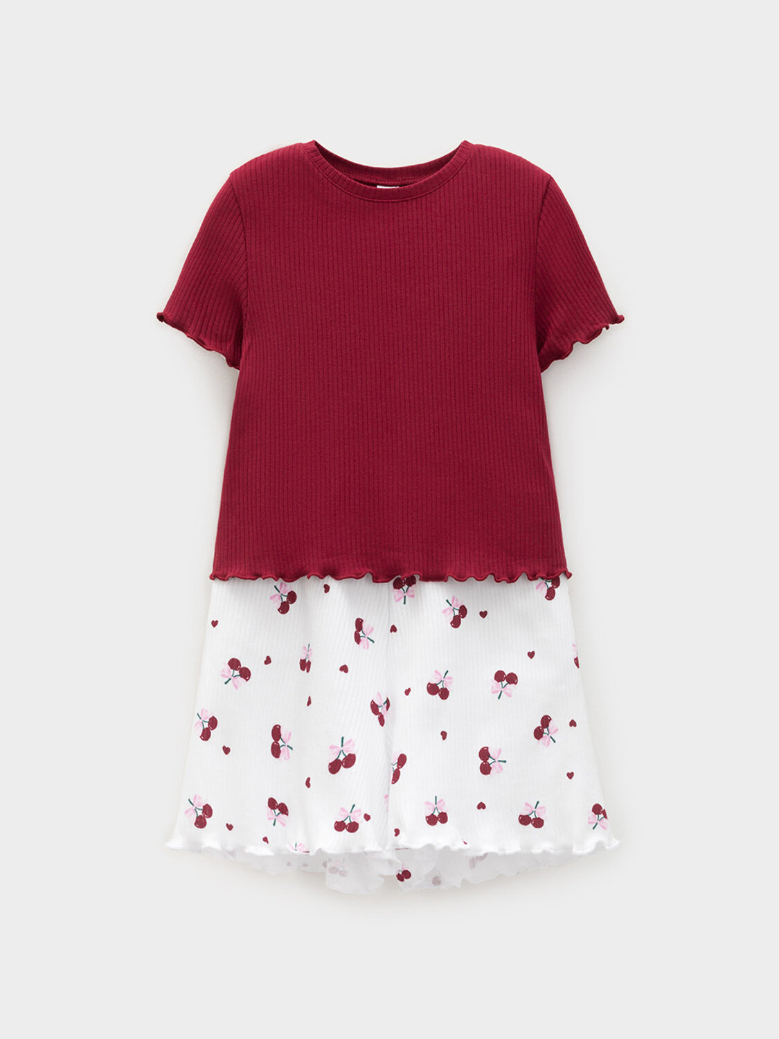 CROCKID Пижама 572771 МП 1670 бордовый