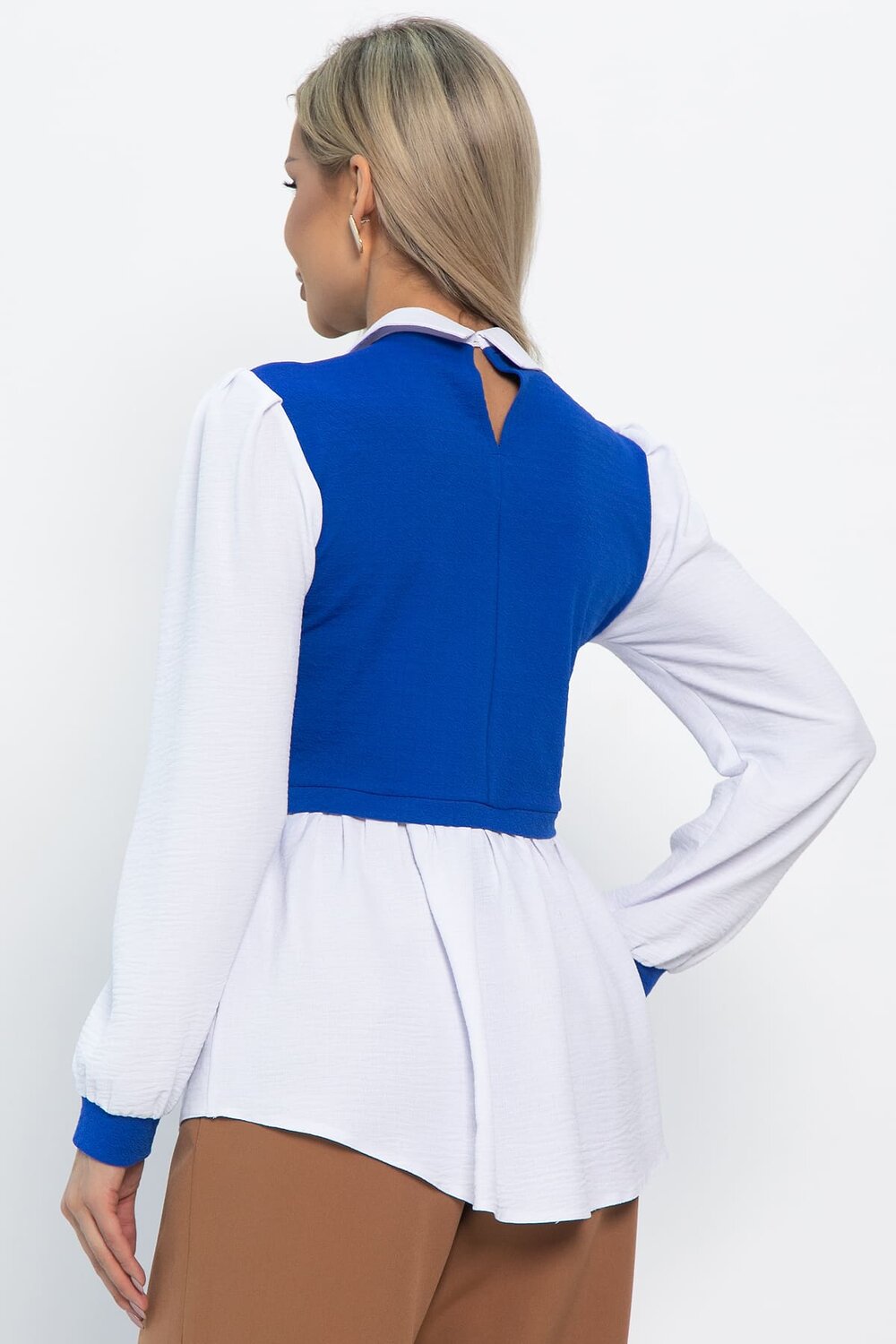 LT Collection Блуза 572784 Б14840-3М синий