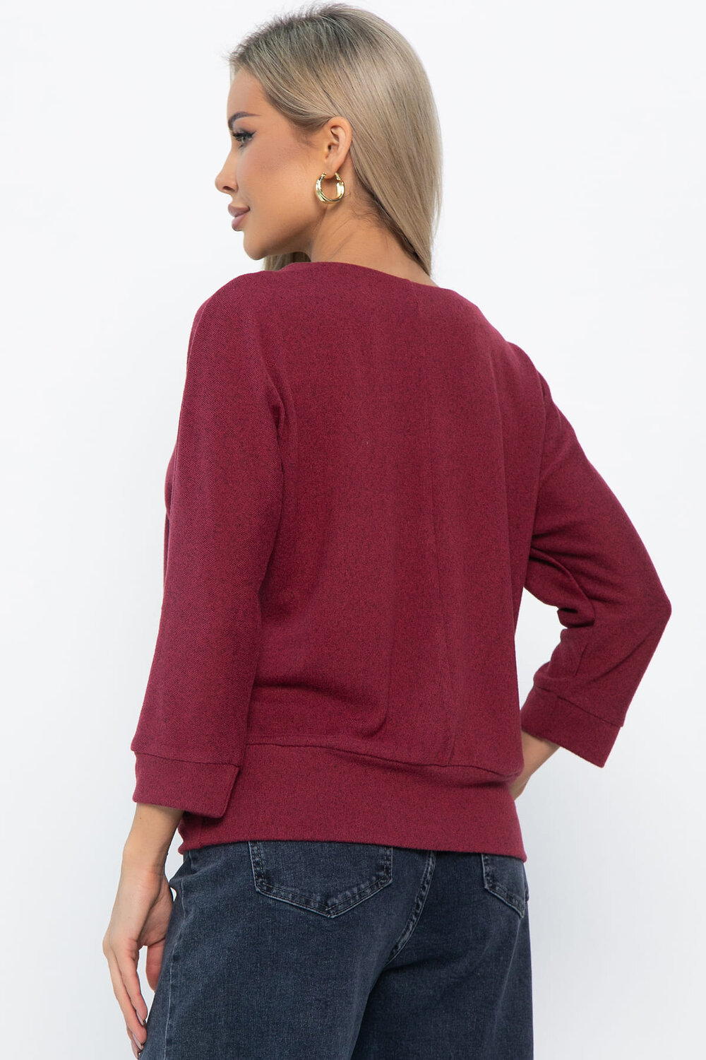 LT Collection Джемпер 572787 Б14845-50М бордовый