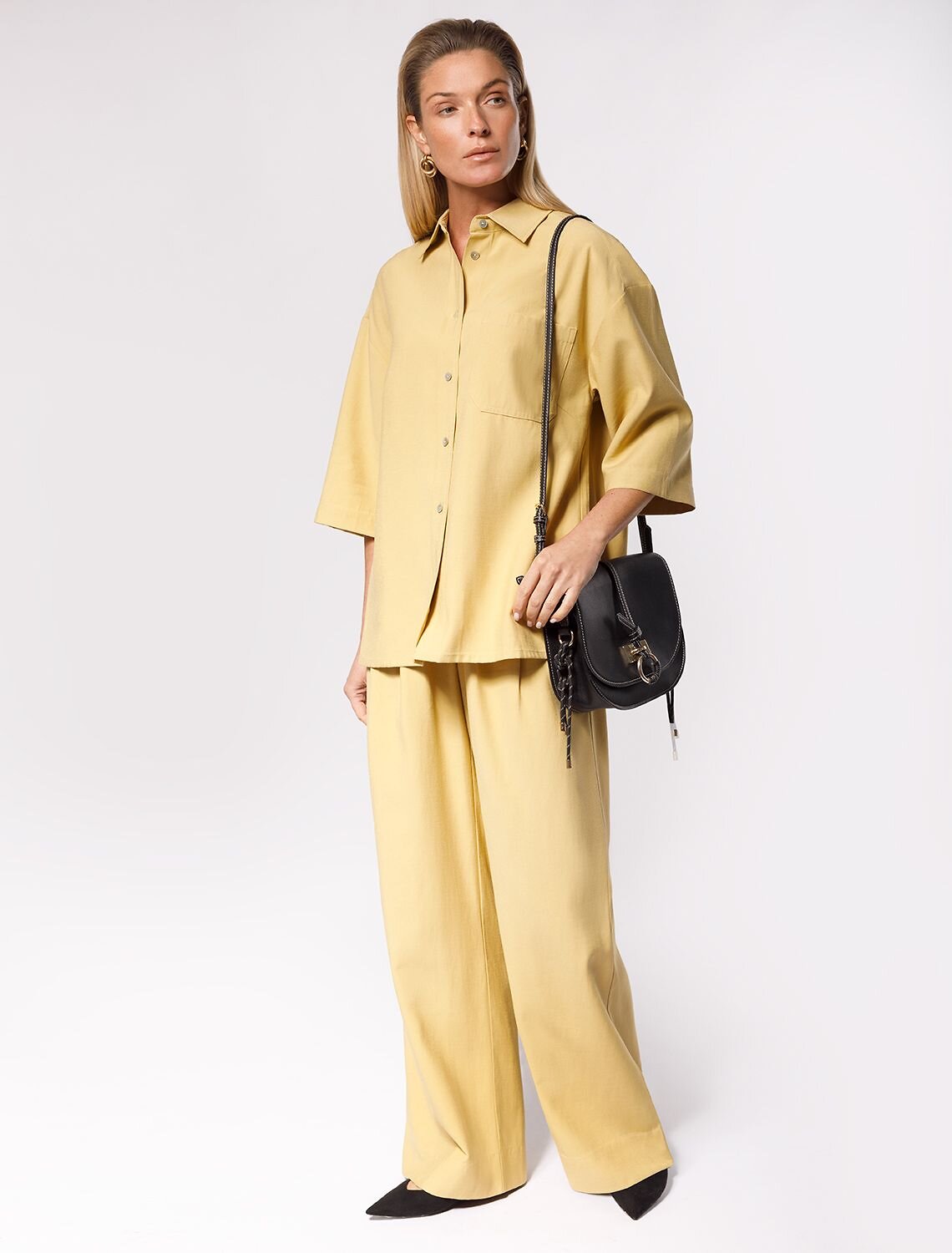 VILATTE Блузка 572790 D29.238 св. медовый