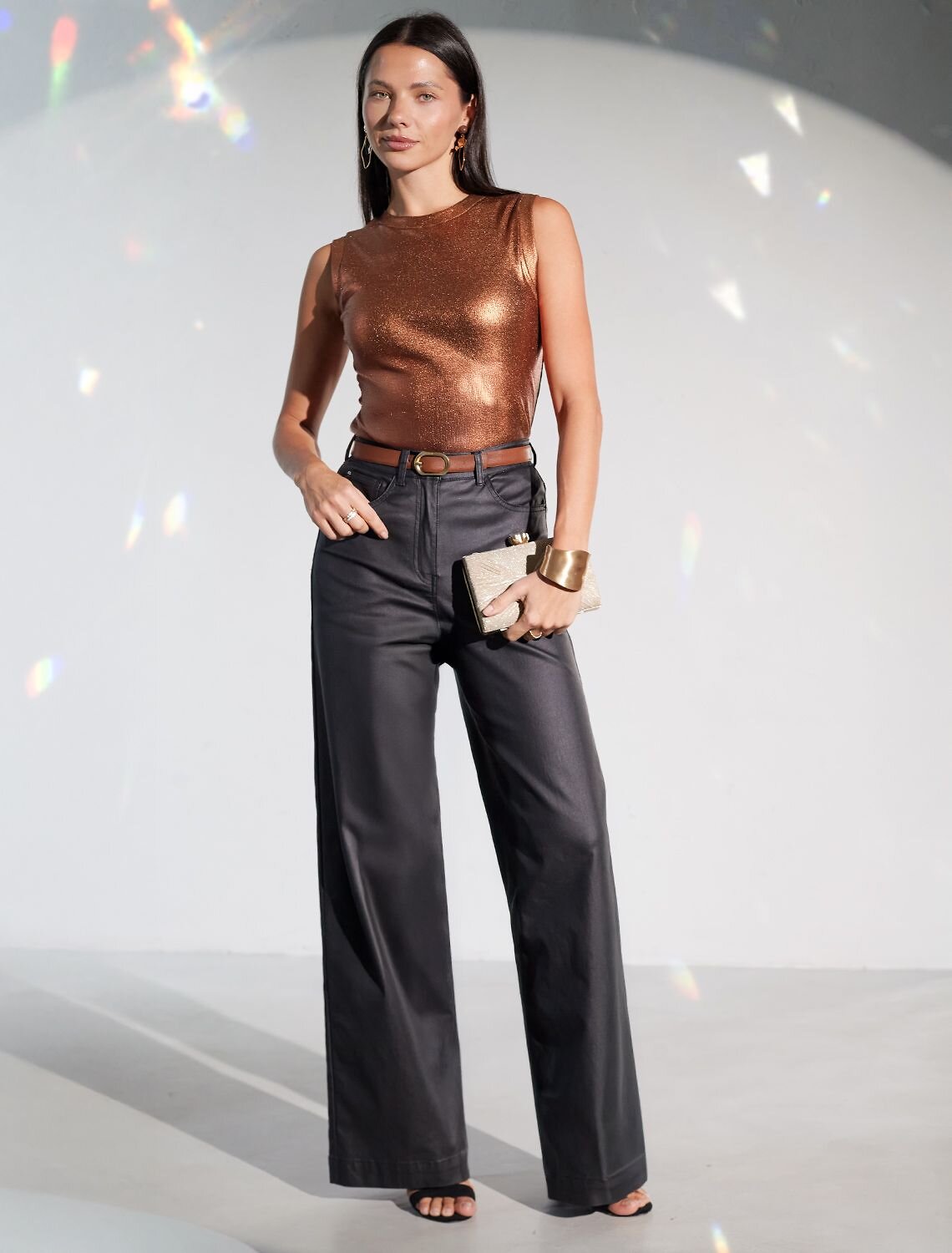 VILATTE Топ 572792 D43.227 кофейный