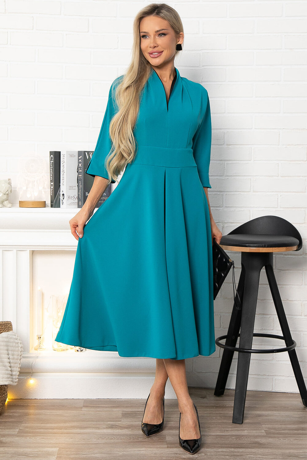 LT Collection Платье 572795 П14850-18М бирюзовый