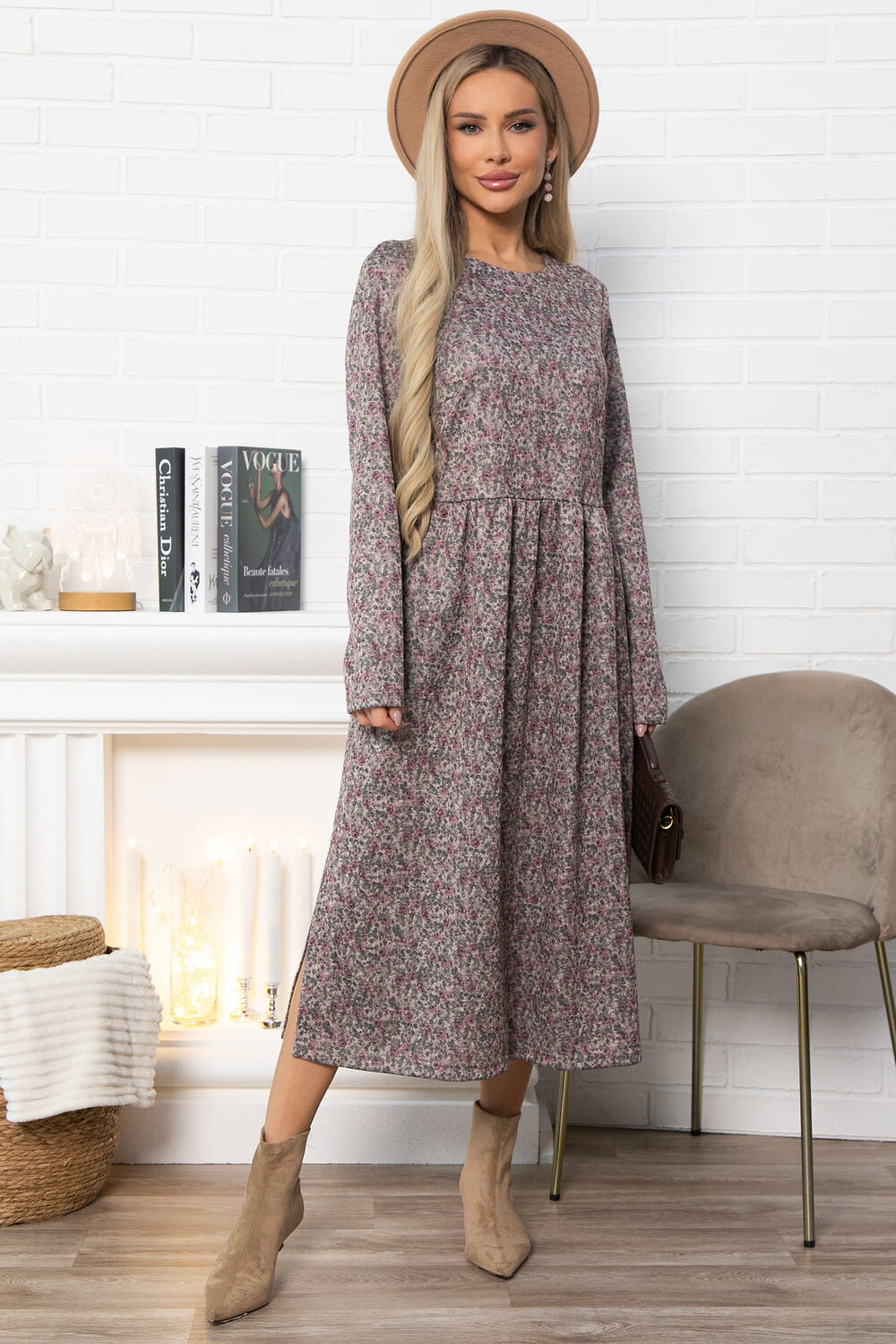 LT Collection Платье 572797 П14852-25М коричневый