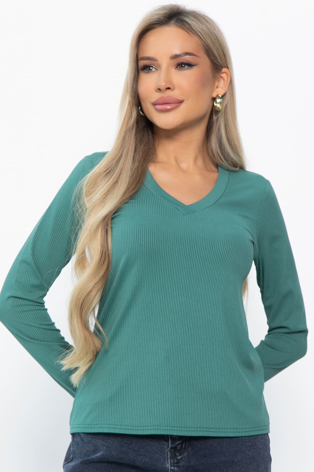 LT Collection Джемпер 572805 Б14870-50М зеленый