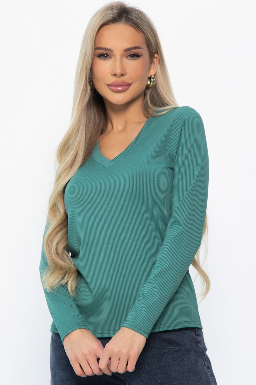 LT Collection Джемпер 572805 Б14870-50М зеленый