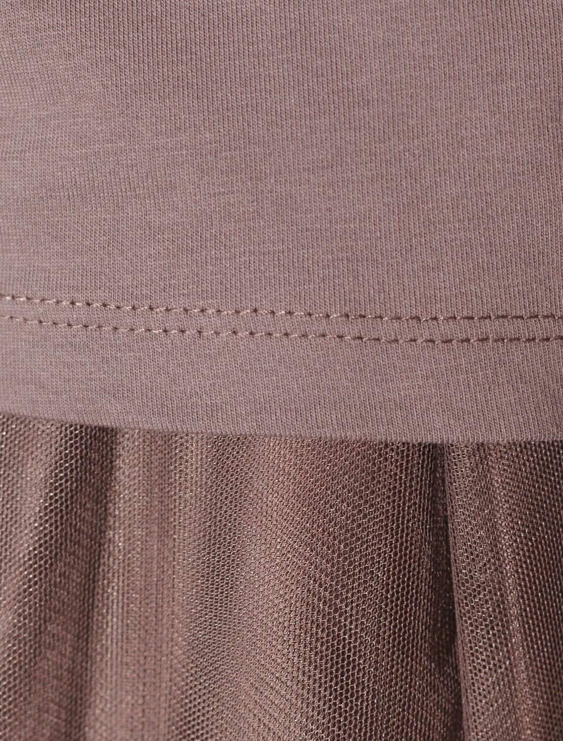 VILATTE Футболка 572812 D49.133 кофейный_star