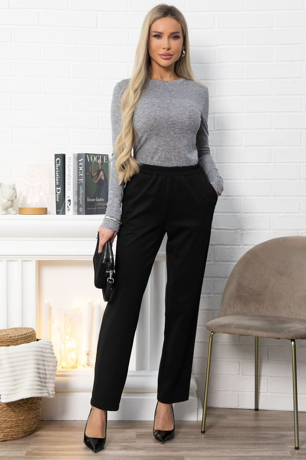 LT Collection Брюки 572820 Б14865-16М черный