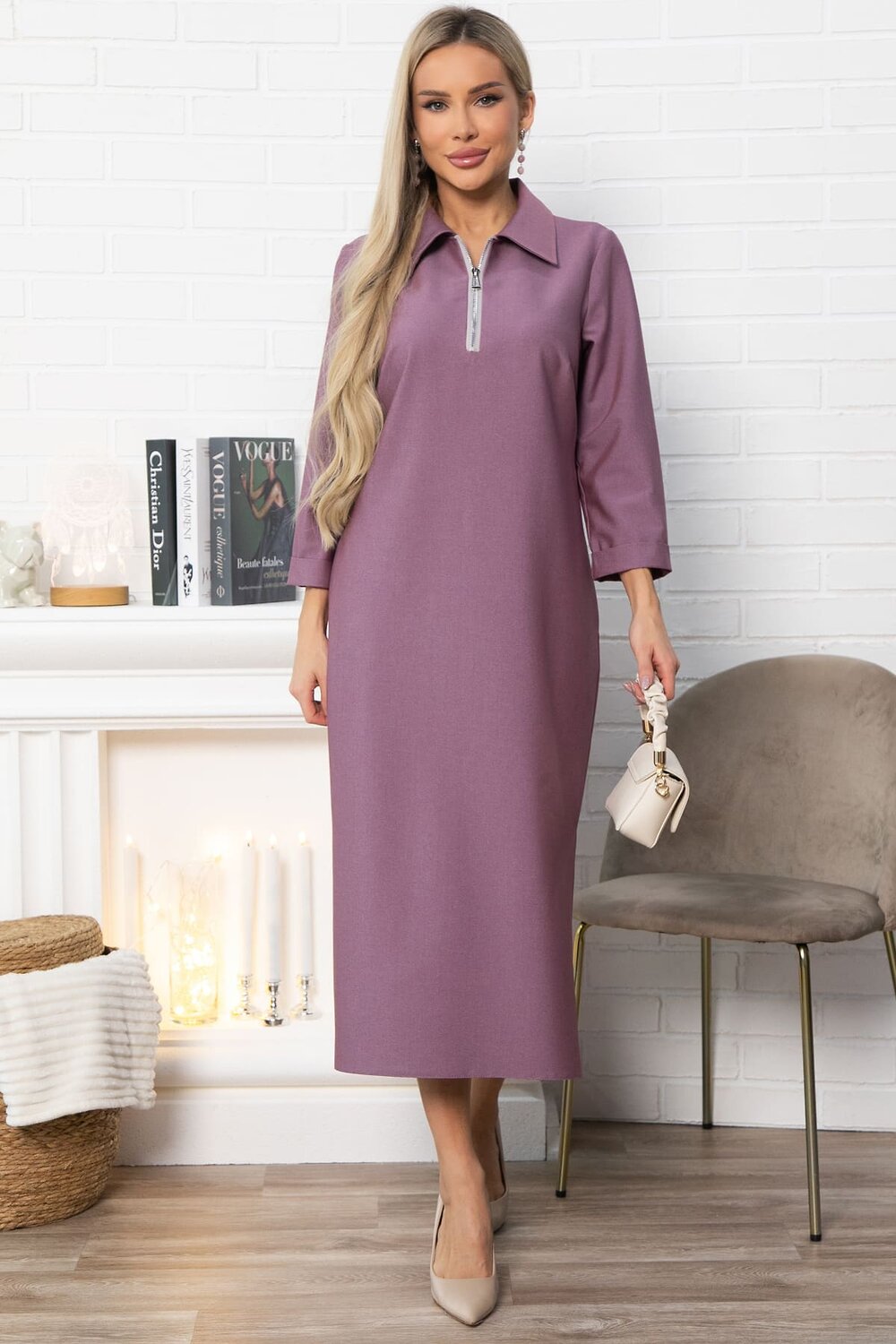 LT Collection Платье 572832 П14875-18М лиловый