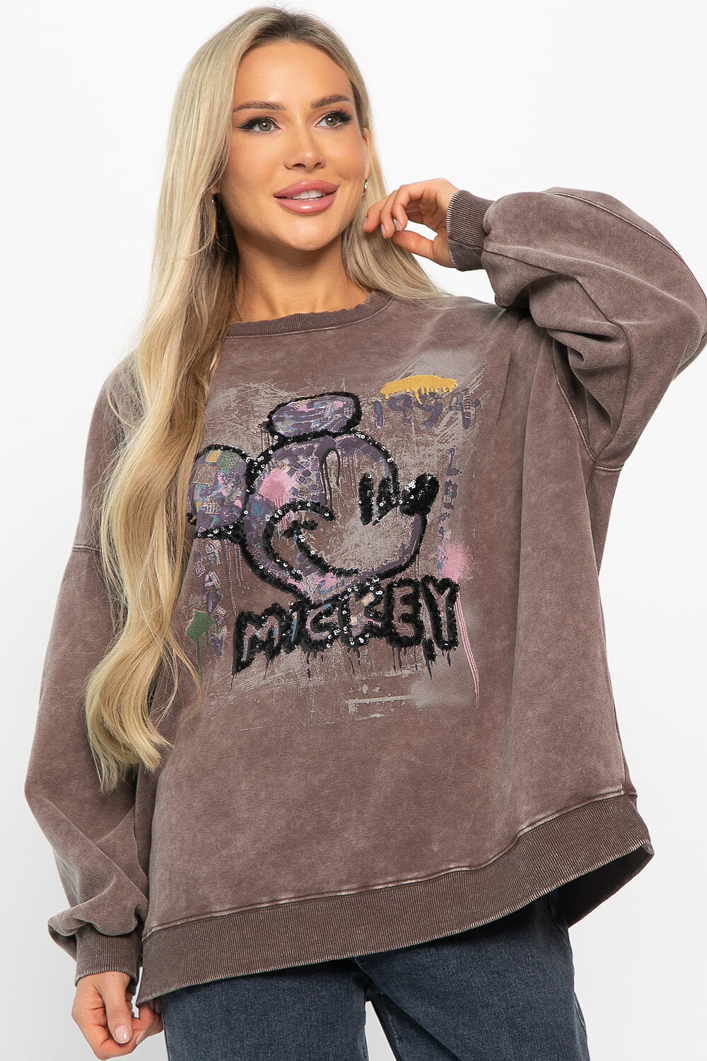 LT Collection Свитшот 572840 Б14904-20М коричневый