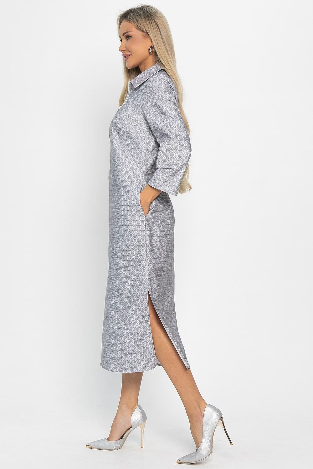 LT Collection Платье 572844 П14876-18М серый