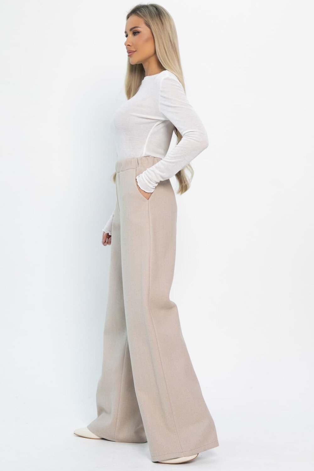 LT Collection Брюки 572846 Б14903-7М бежевый