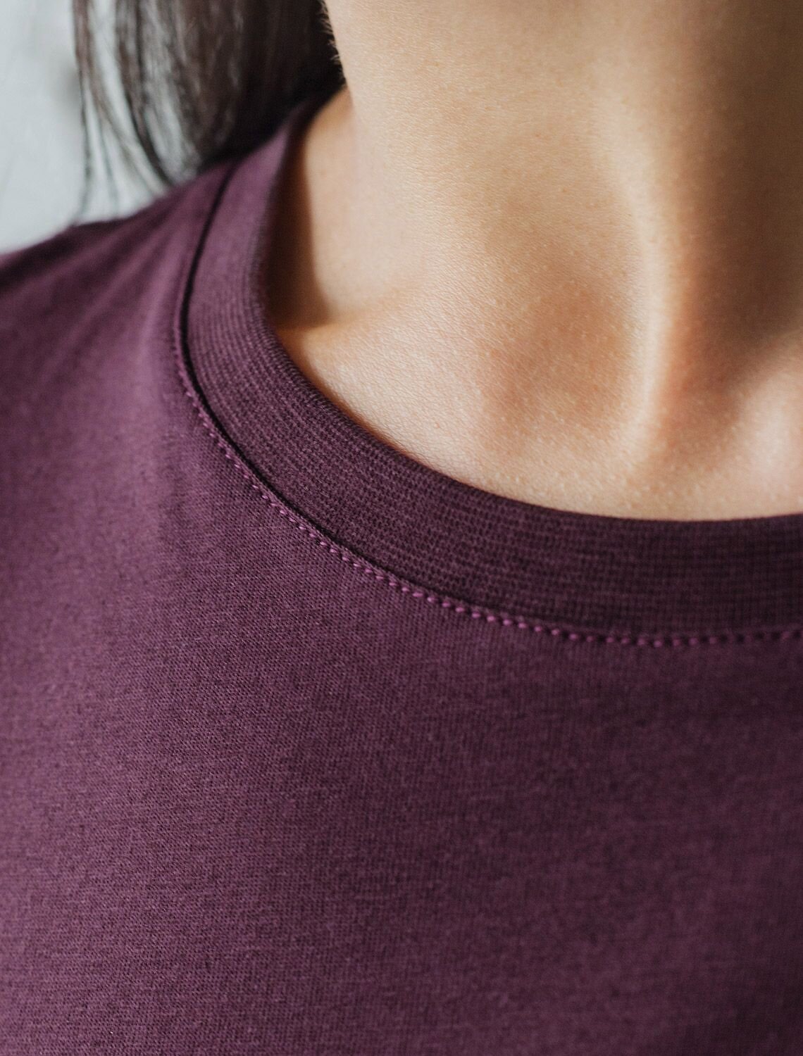 VILATTE Футболка 572848 D49.135 бургунди_things