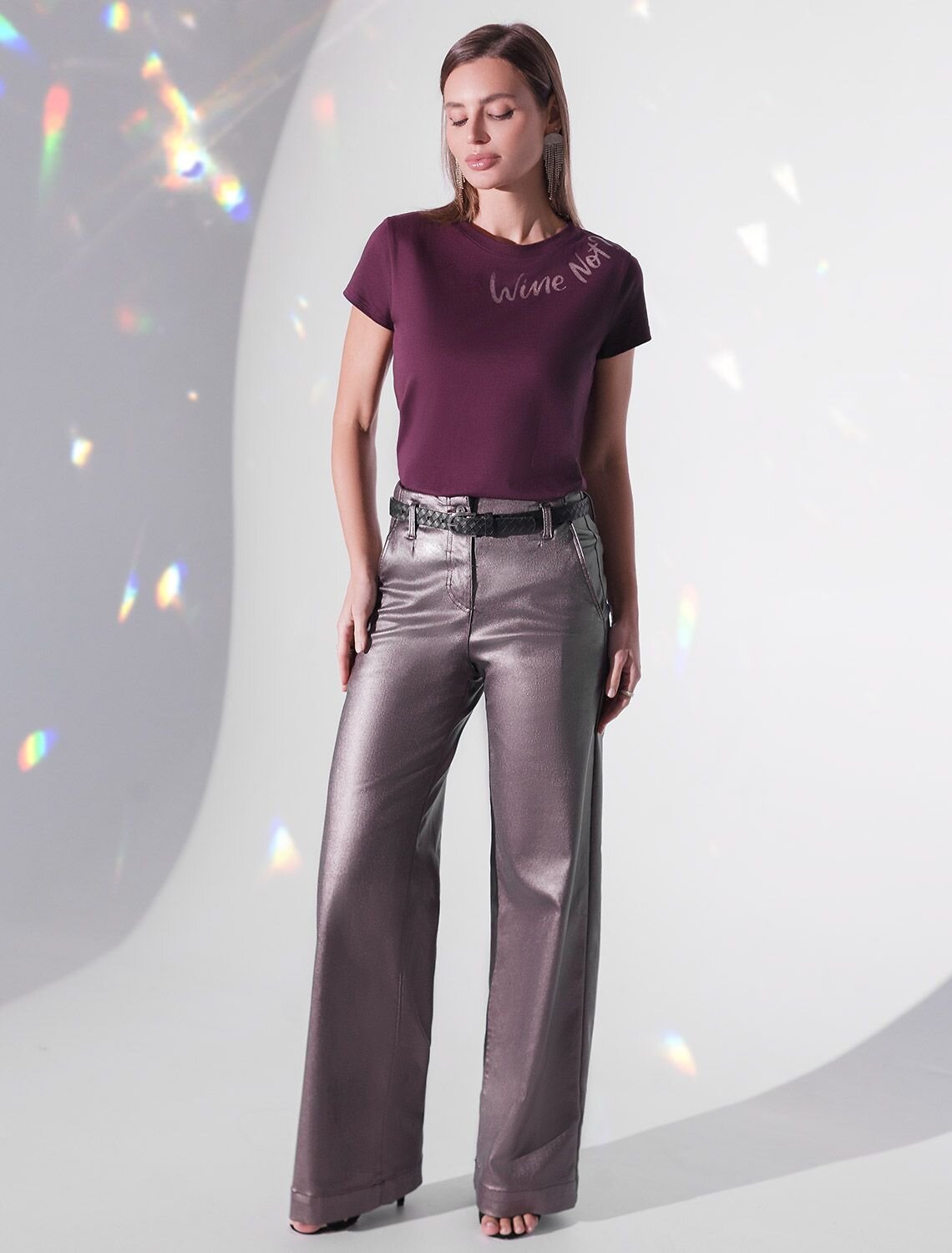 VILATTE Футболка 572850 D49.135 бургунди_wine_not