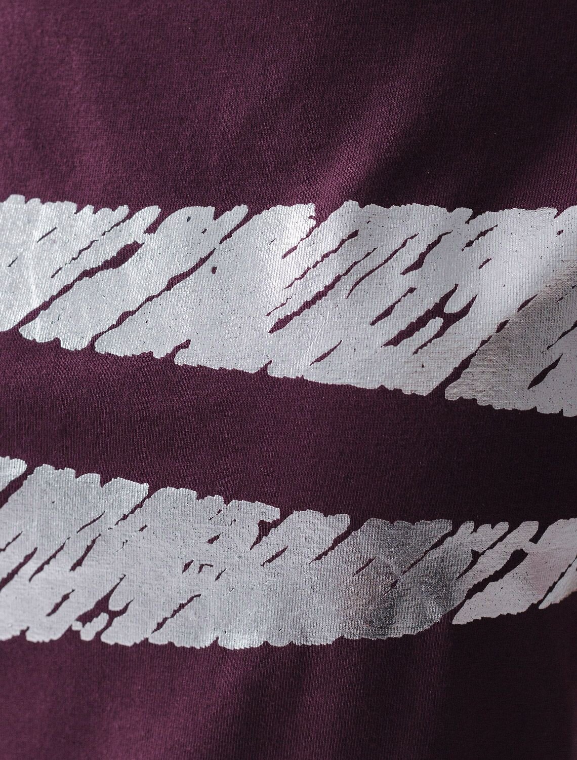 VILATTE Футболка 572856 D49.135 бургунди_штрихи