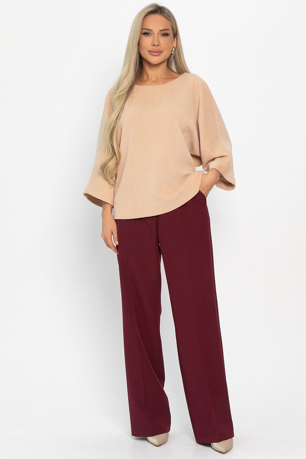 LT Collection Блуза 572857 Б14909-12М бежевый